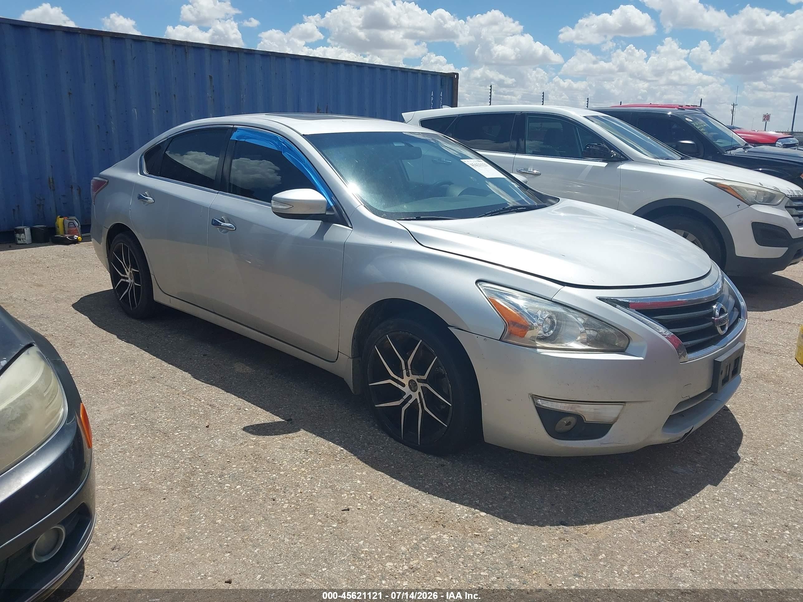 2014 Nissan Altima 2.5 Sv Silver vin: 1N4AL3AP4EC419120