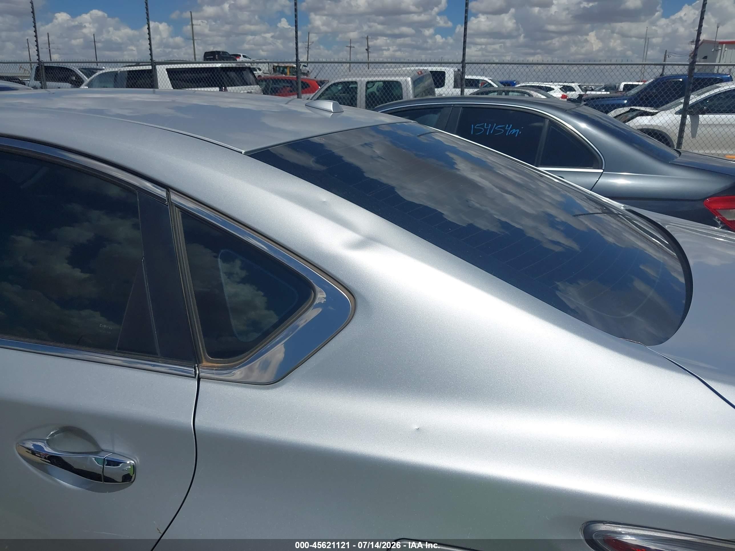 2014 Nissan Altima 2.5 Sv Silver vin: 1N4AL3AP4EC419120