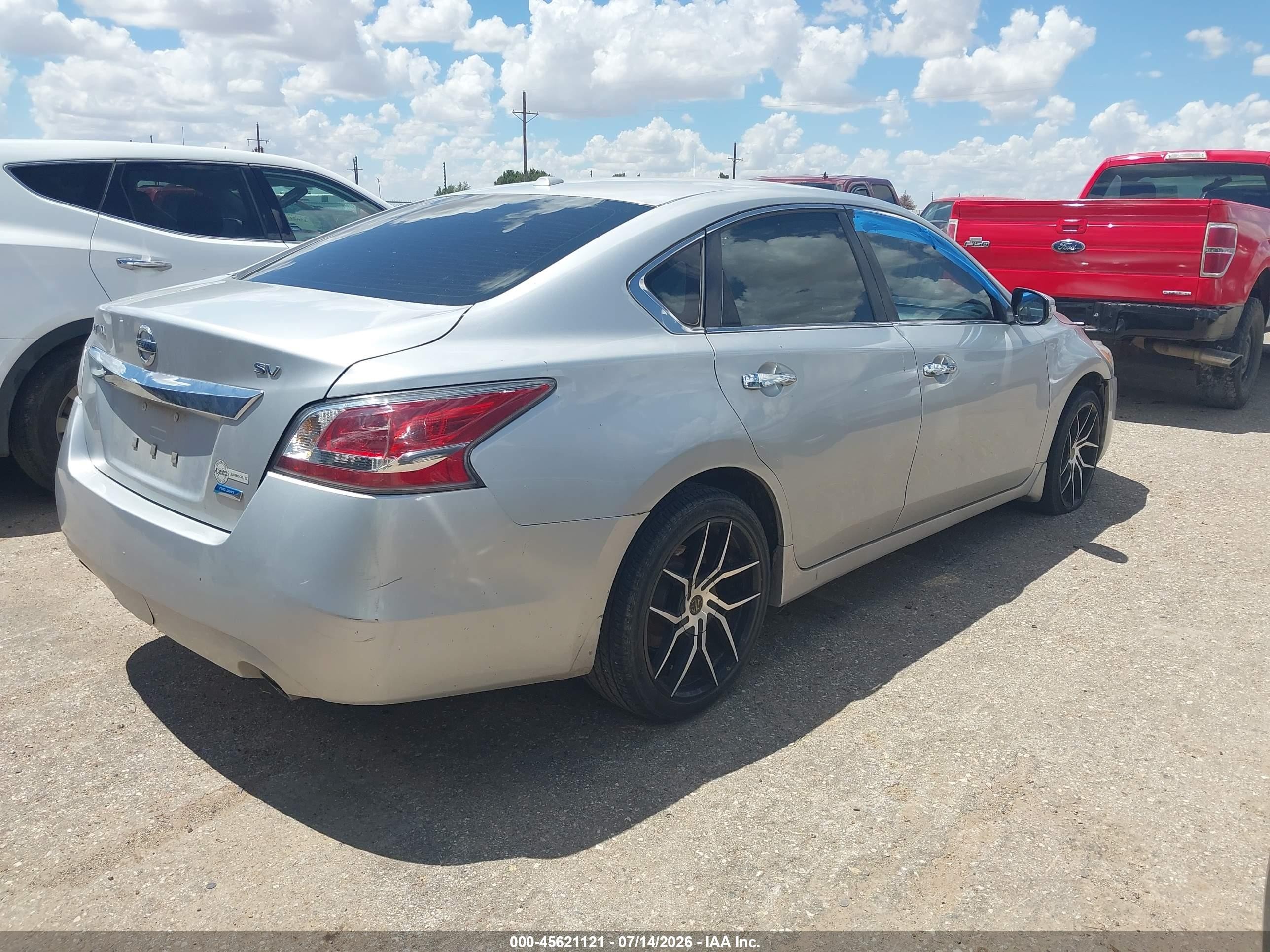 2014 Nissan Altima 2.5 Sv Silver vin: 1N4AL3AP4EC419120