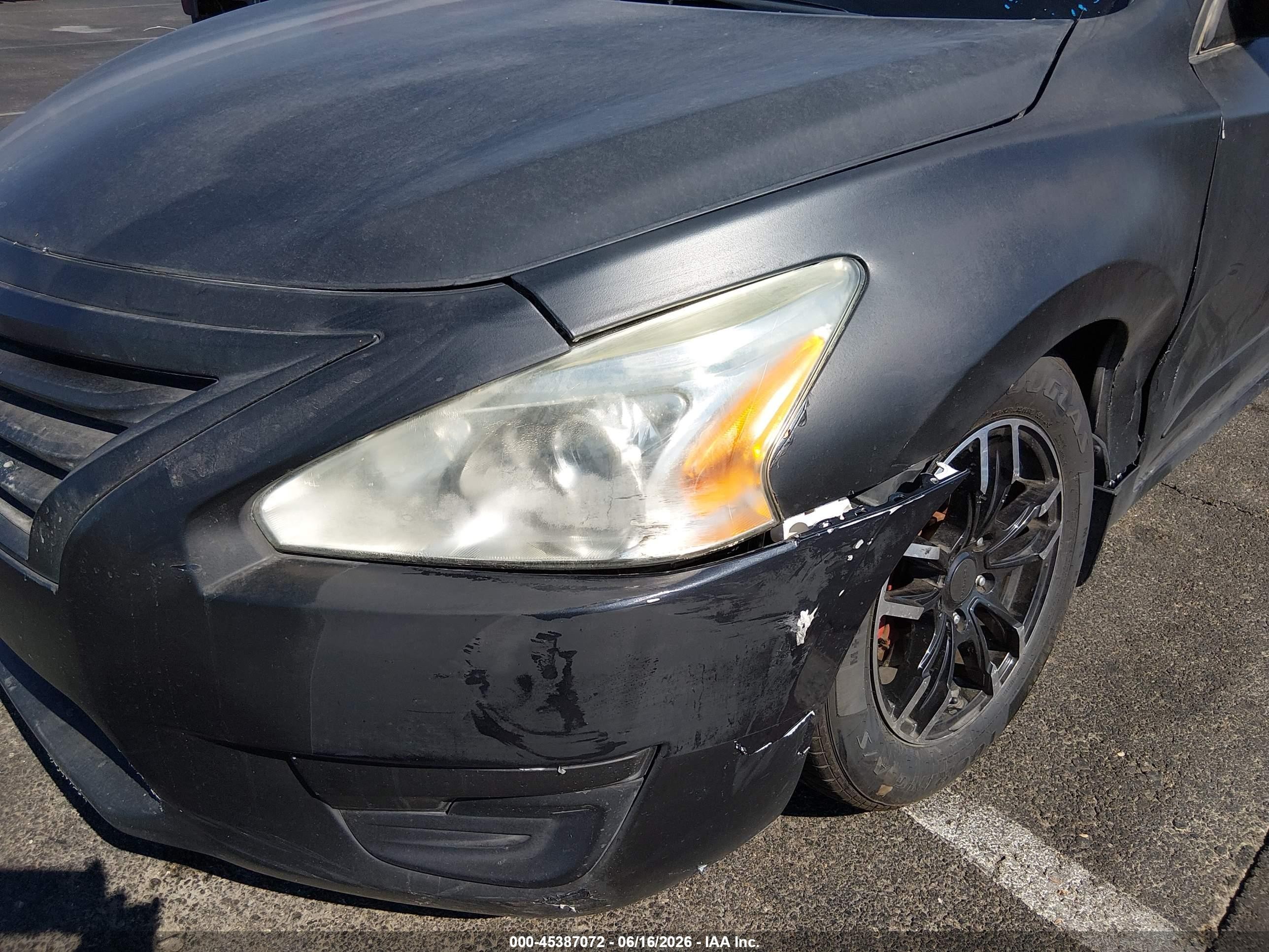 2014 Nissan Altima 2.5 S Black vin: 1N4AL3AP4EC427136