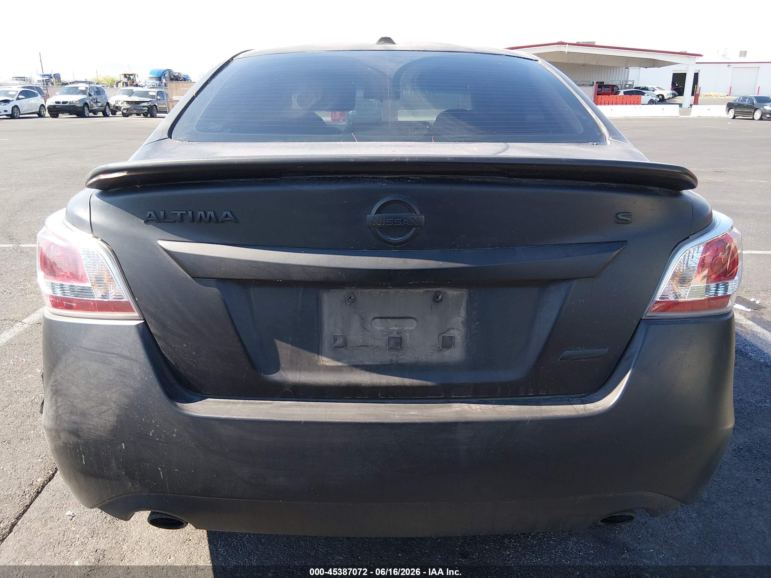 2014 Nissan Altima 2.5 S Black vin: 1N4AL3AP4EC427136