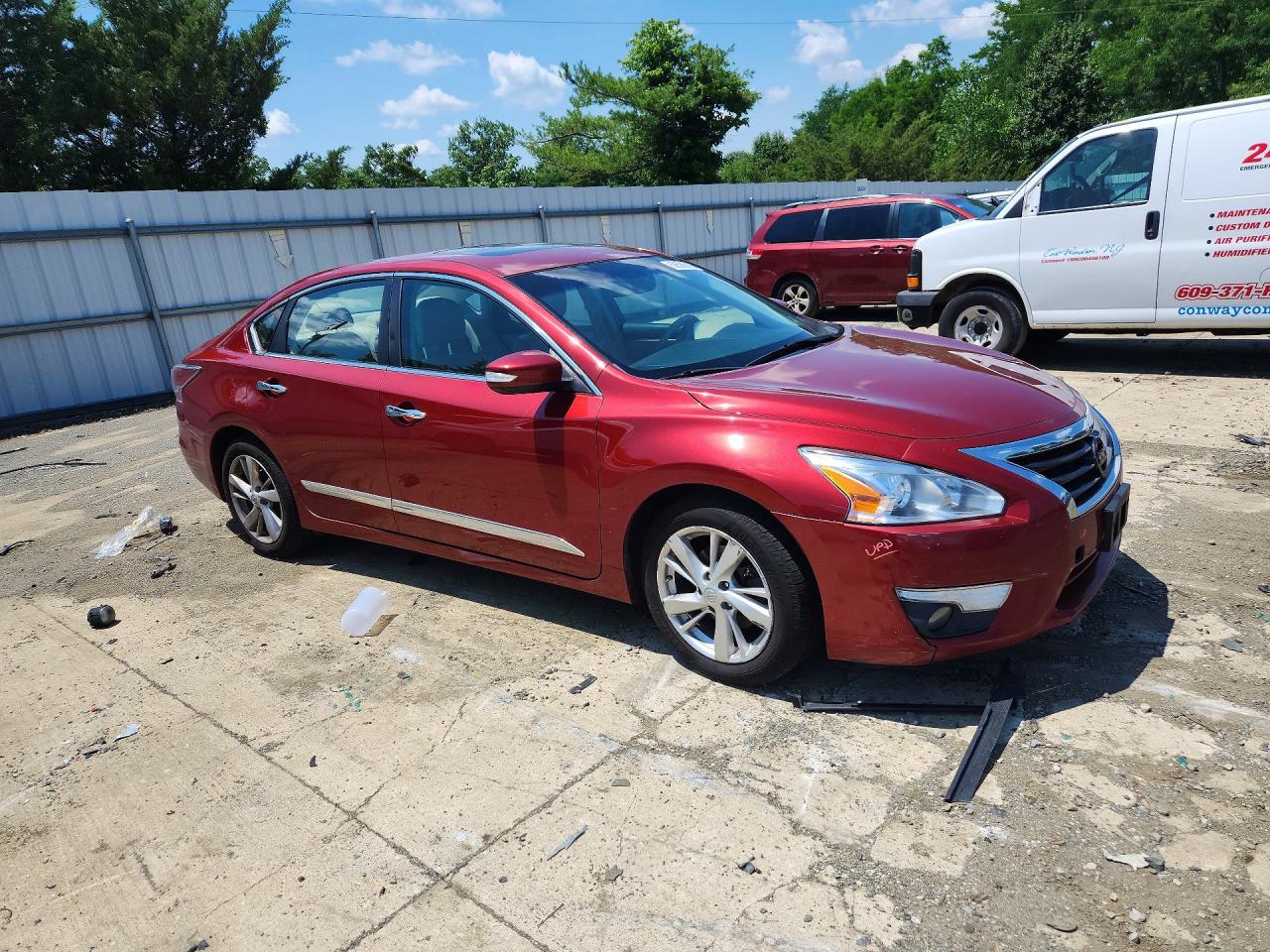 2014 Nissan Altima 2.5 Sl Red vin: 1N4AL3AP4EC901201