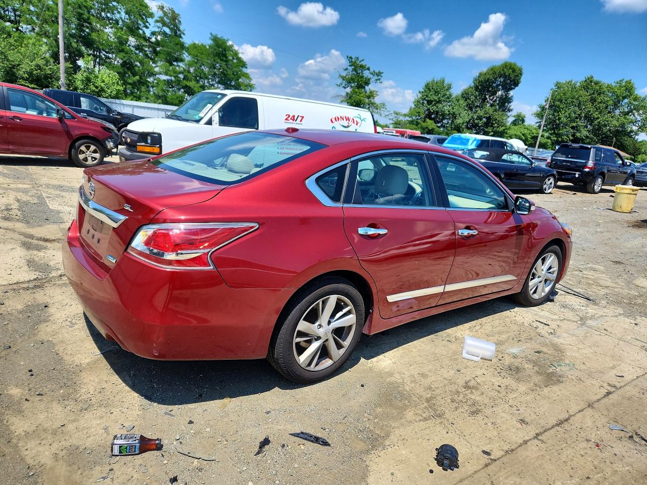 2014 Nissan Altima 2.5 Sl Red vin: 1N4AL3AP4EC901201