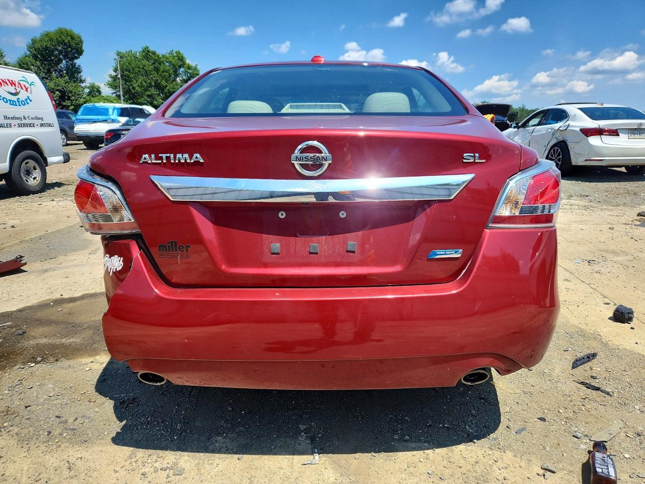 2014 Nissan Altima 2.5 Sl Red vin: 1N4AL3AP4EC901201