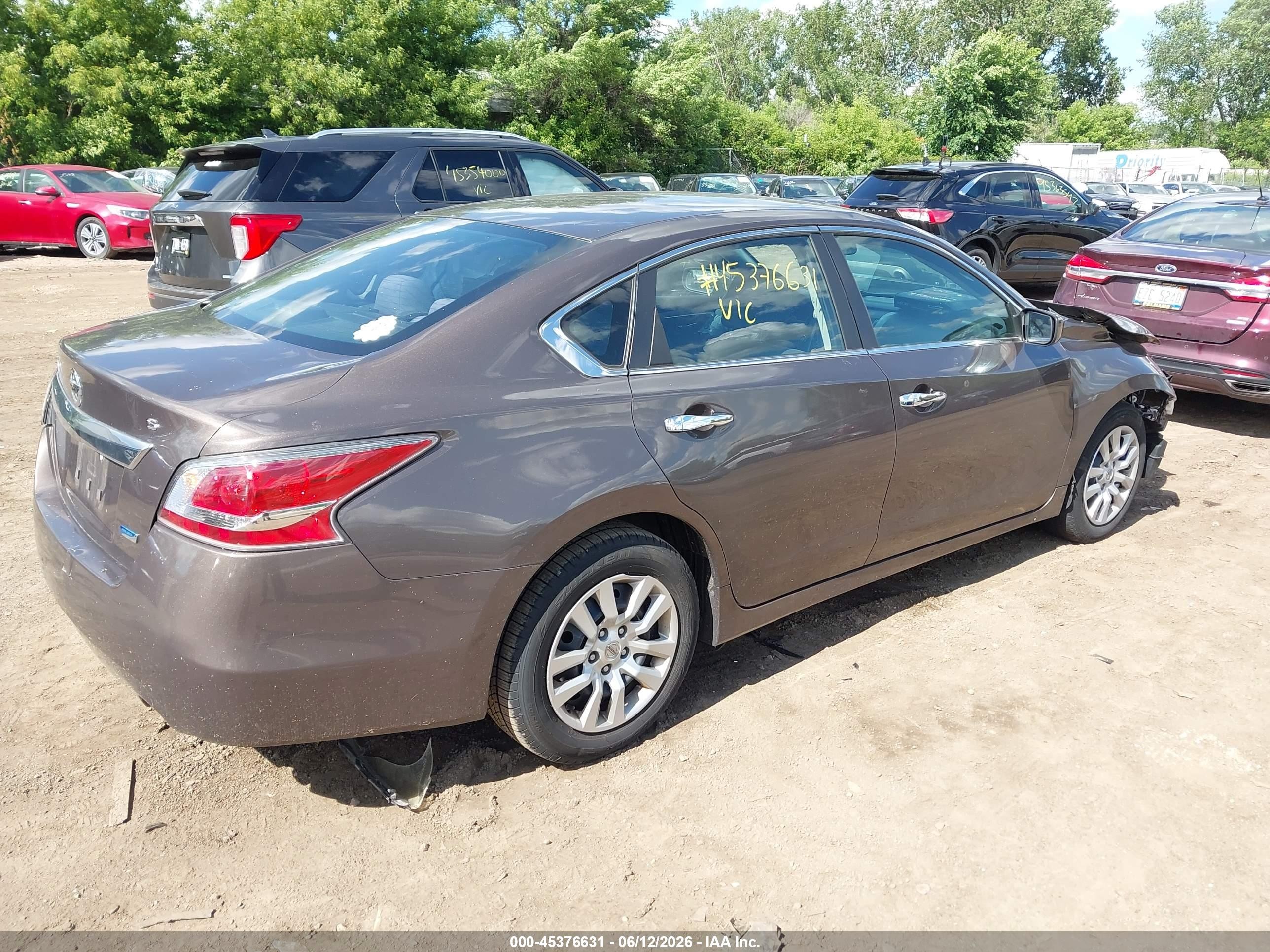 2014 Nissan Altima 2.5 S Gray vin: 1N4AL3AP4EN214336