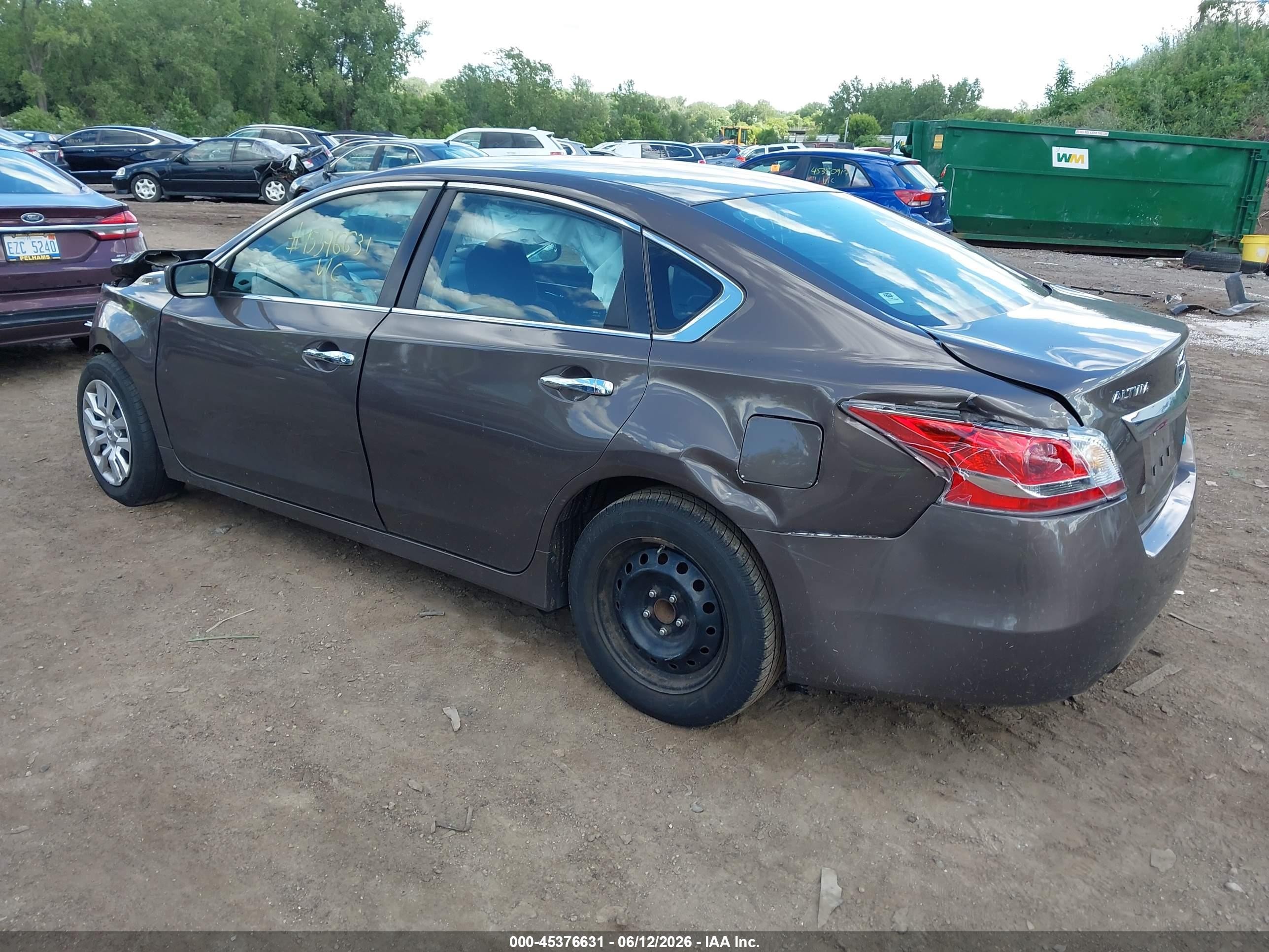 2014 Nissan Altima 2.5 S Gray vin: 1N4AL3AP4EN214336