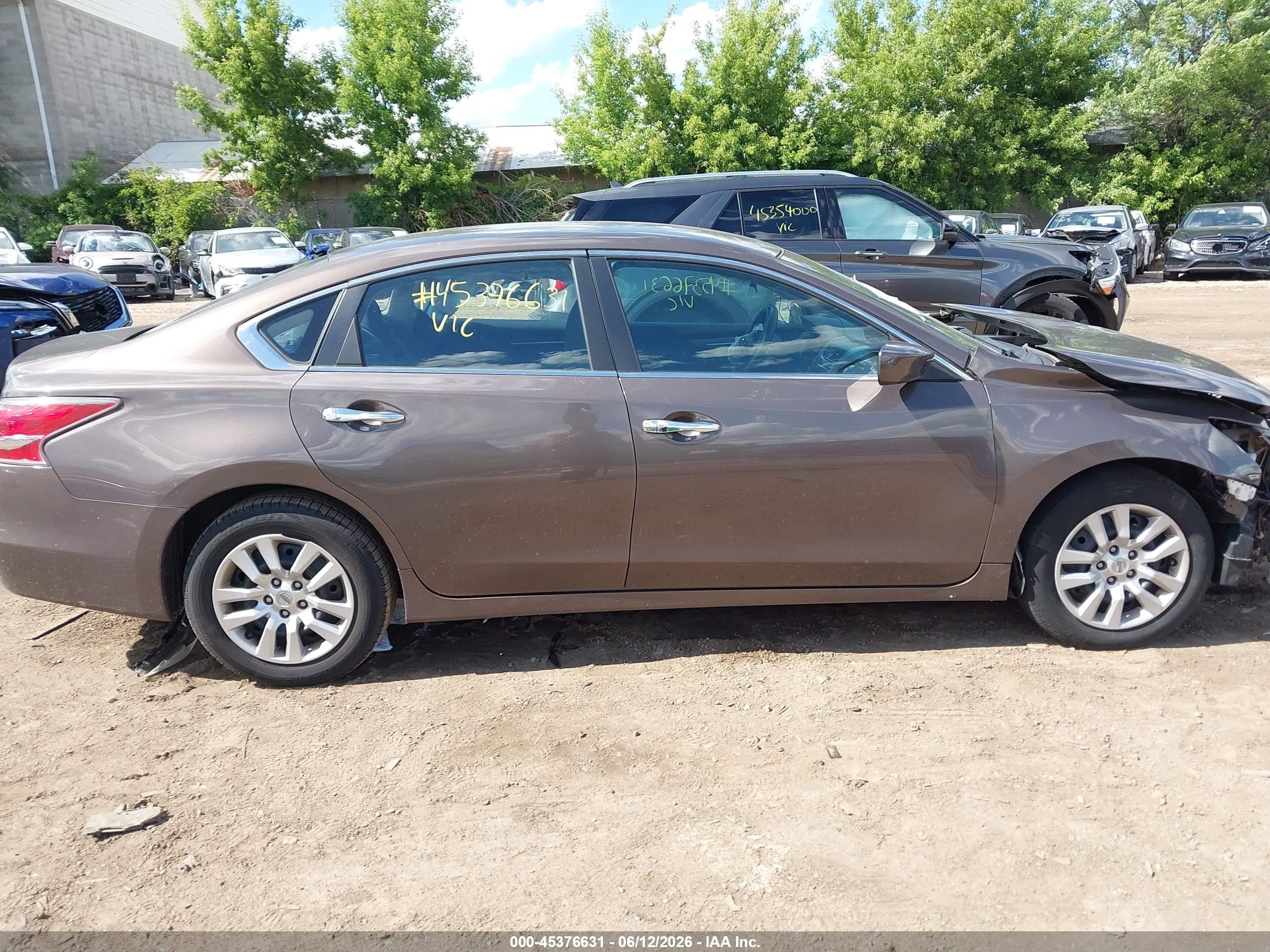 2014 Nissan Altima 2.5 S Gray vin: 1N4AL3AP4EN214336