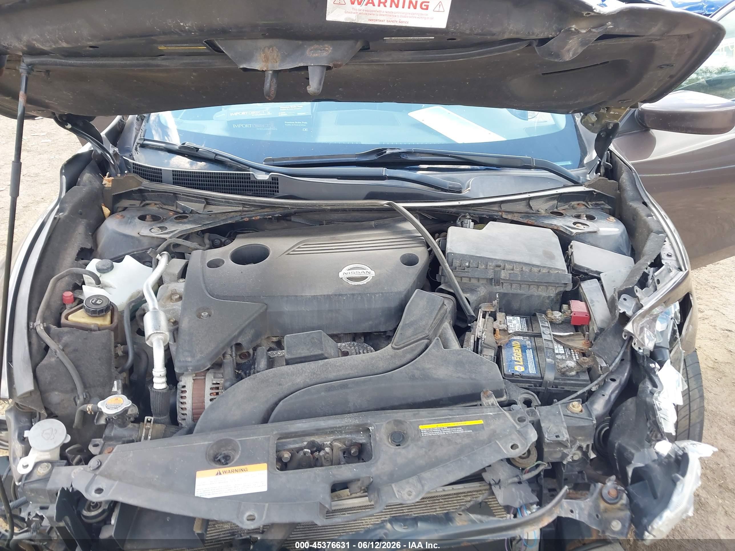 2014 Nissan Altima 2.5 S Gray vin: 1N4AL3AP4EN214336