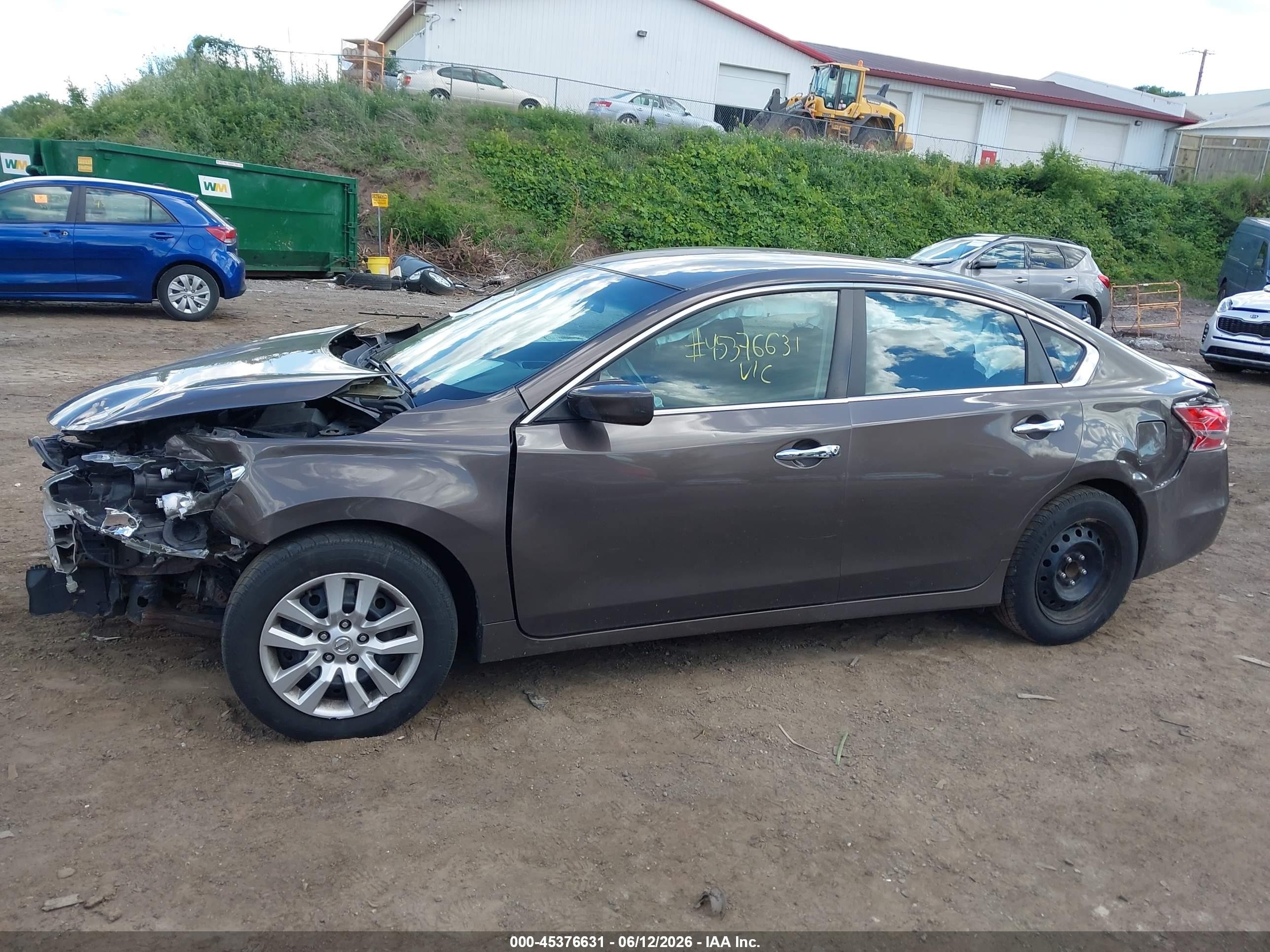 2014 Nissan Altima 2.5 S Gray vin: 1N4AL3AP4EN214336