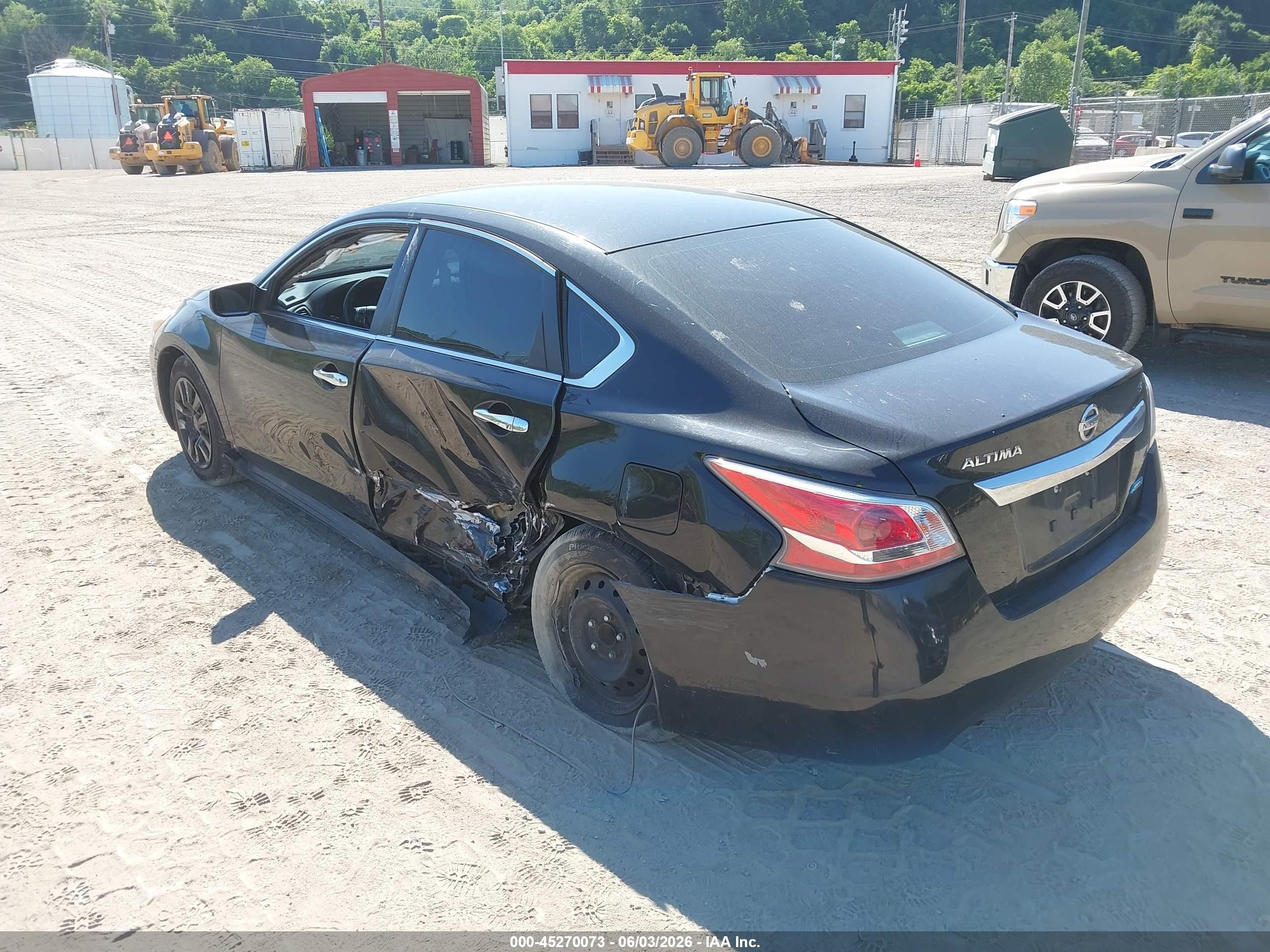 2014 Nissan Altima 2.5 S Black vin: 1N4AL3AP4EN220024