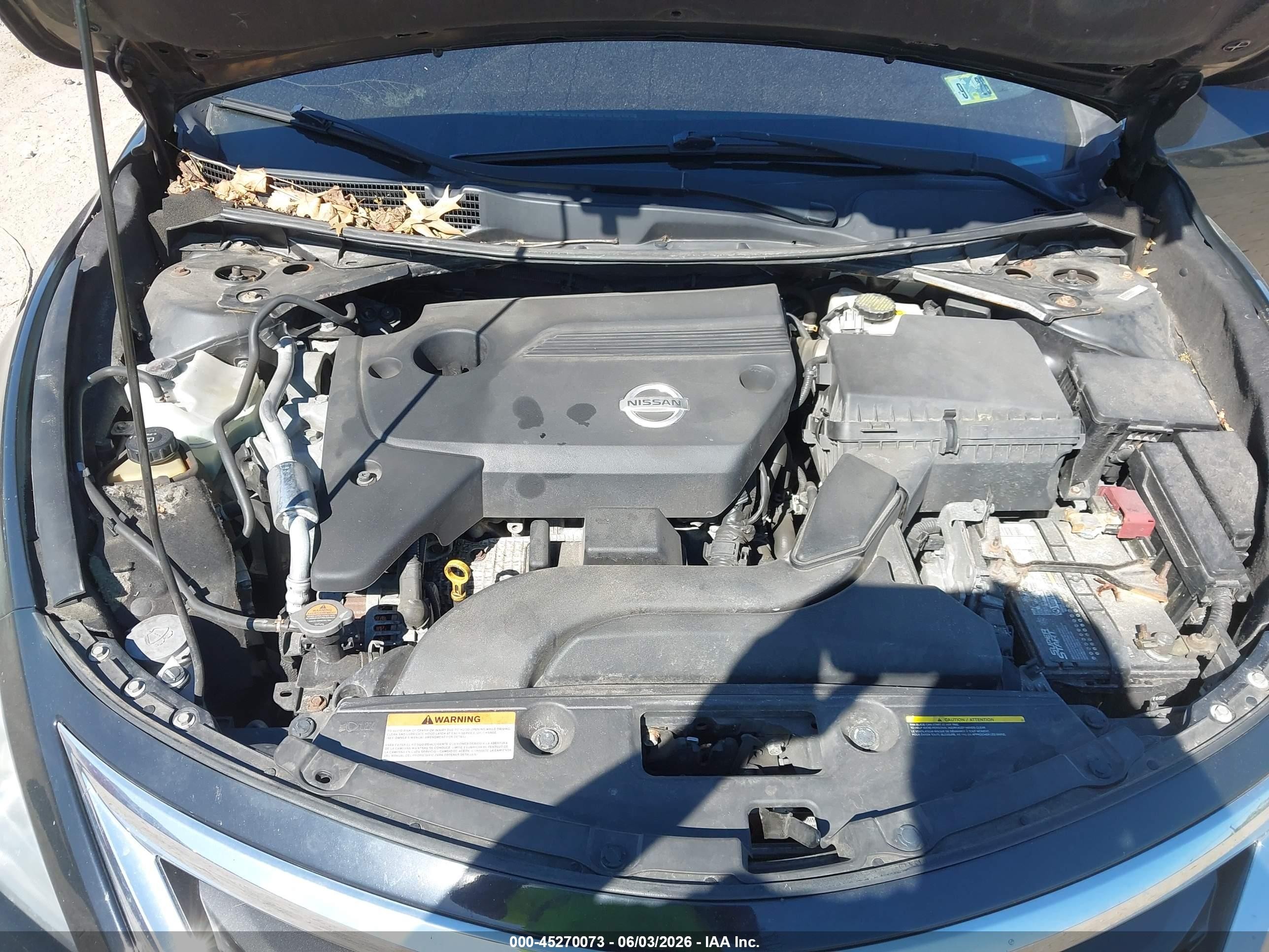 2014 Nissan Altima 2.5 S Black vin: 1N4AL3AP4EN220024