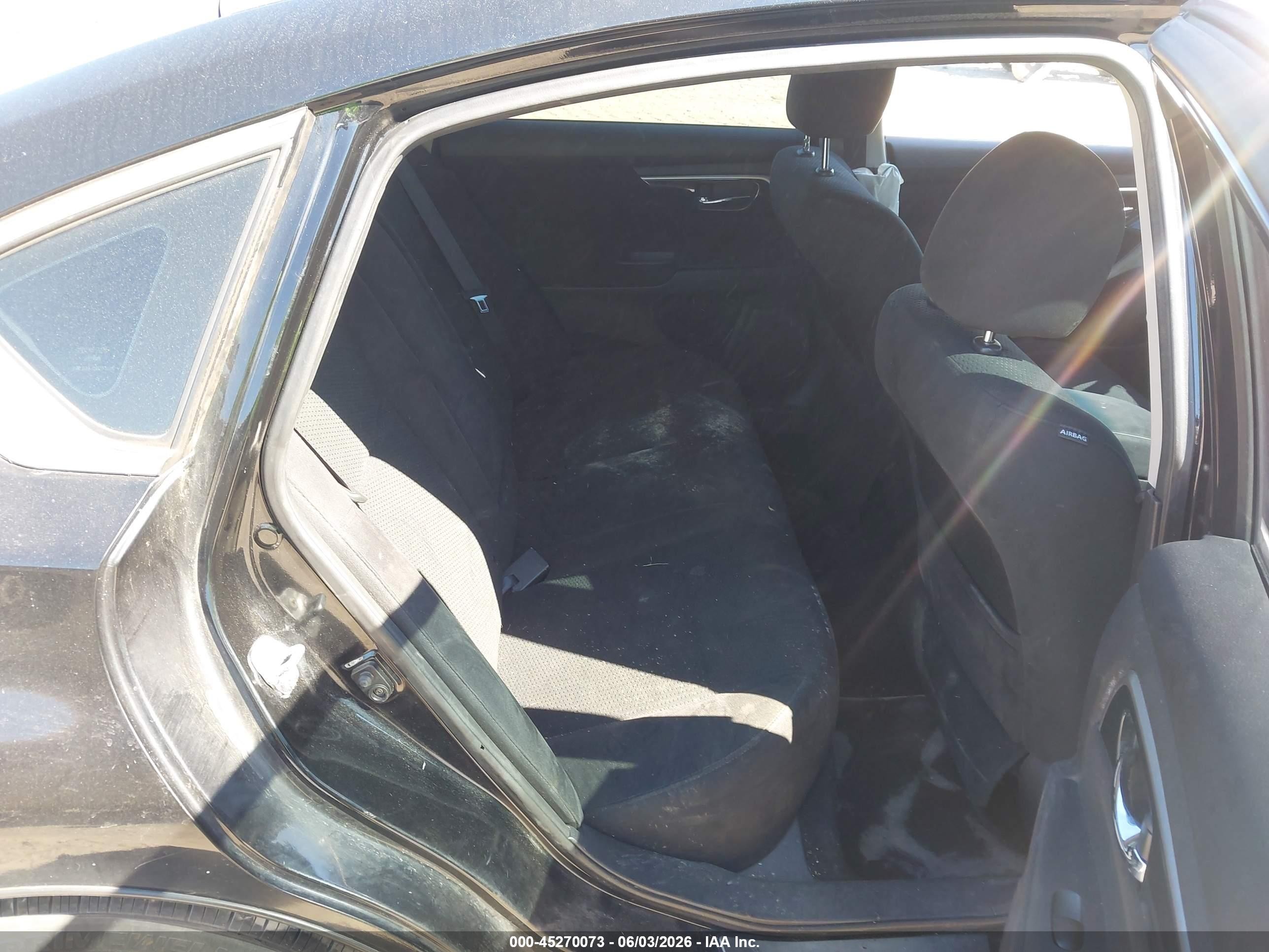 2014 Nissan Altima 2.5 S Black vin: 1N4AL3AP4EN220024