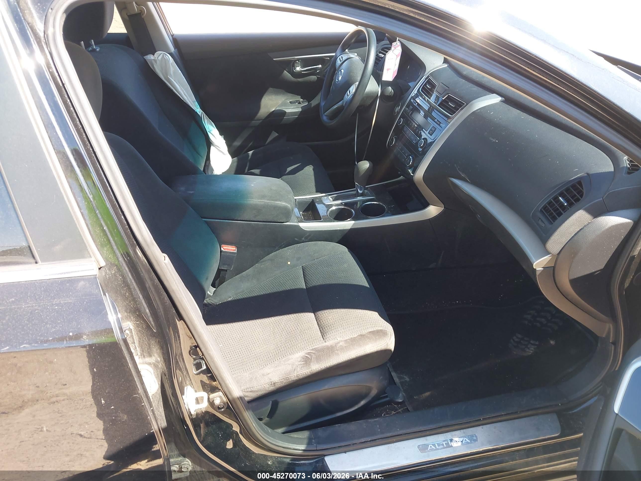2014 Nissan Altima 2.5 S Black vin: 1N4AL3AP4EN220024
