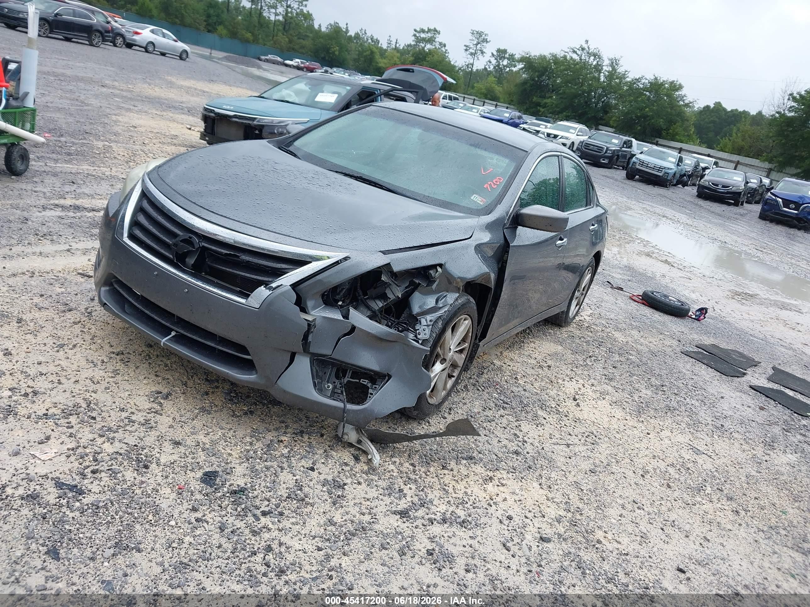 2014 Nissan Altima 2.5 Sv Gray vin: 1N4AL3AP4EN234358