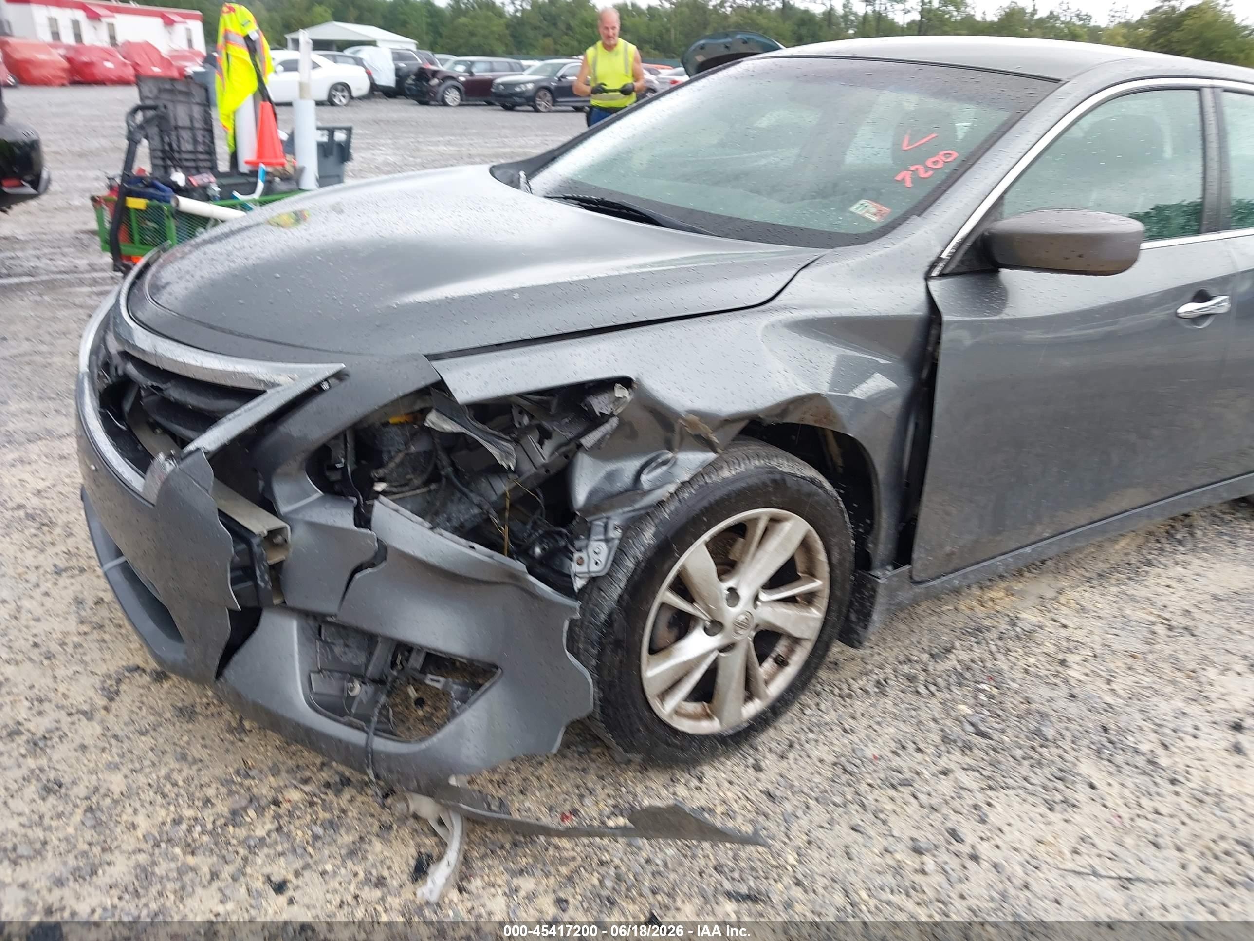 2014 Nissan Altima 2.5 Sv Gray vin: 1N4AL3AP4EN234358