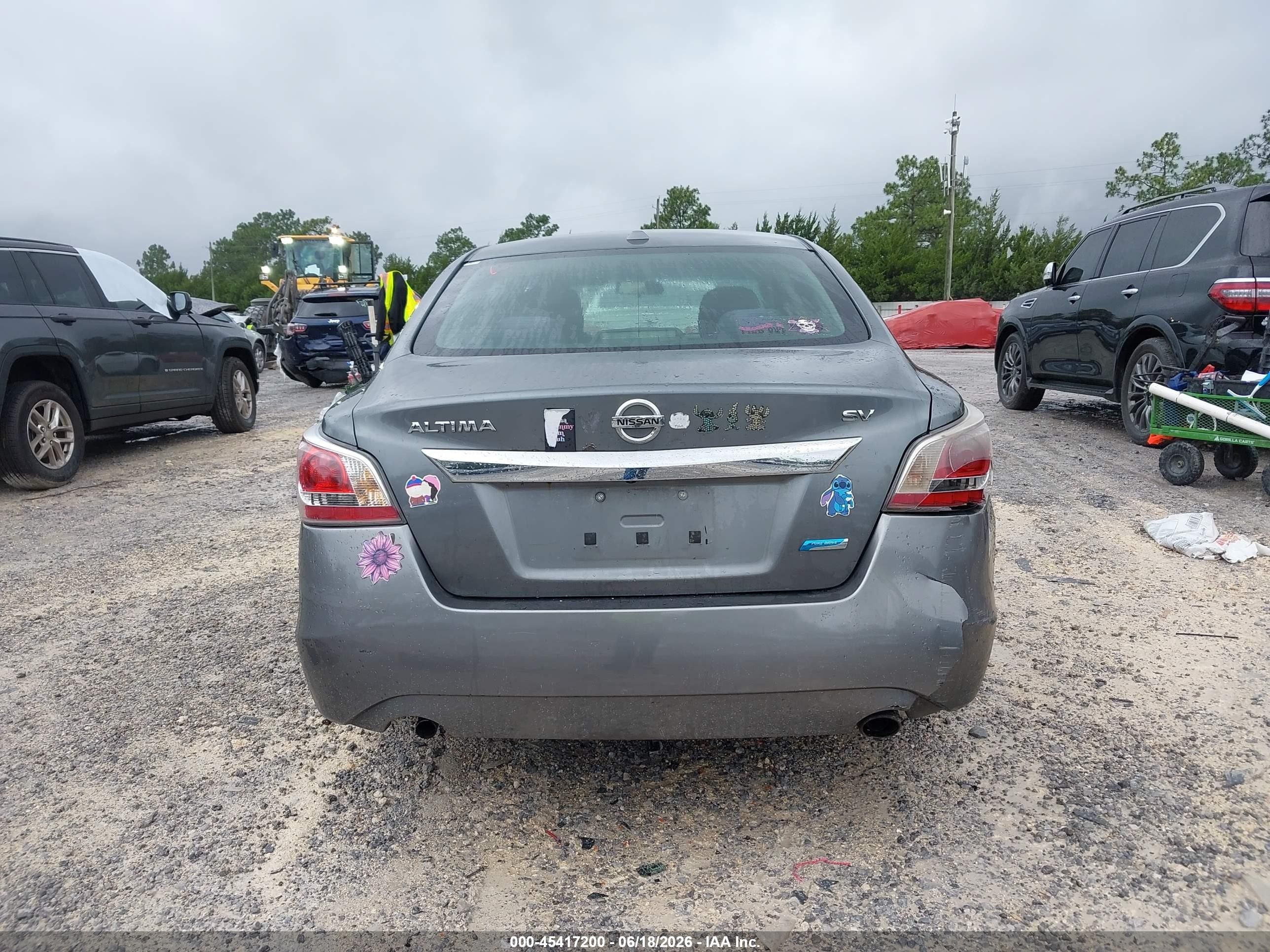 2014 Nissan Altima 2.5 Sv Gray vin: 1N4AL3AP4EN234358