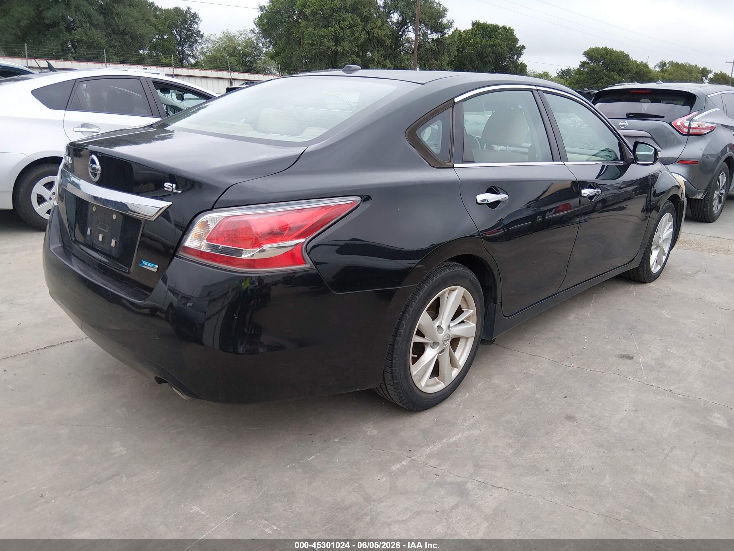 2014 Nissan Altima 2.5 Sl Black vin: 1N4AL3AP4EN235526