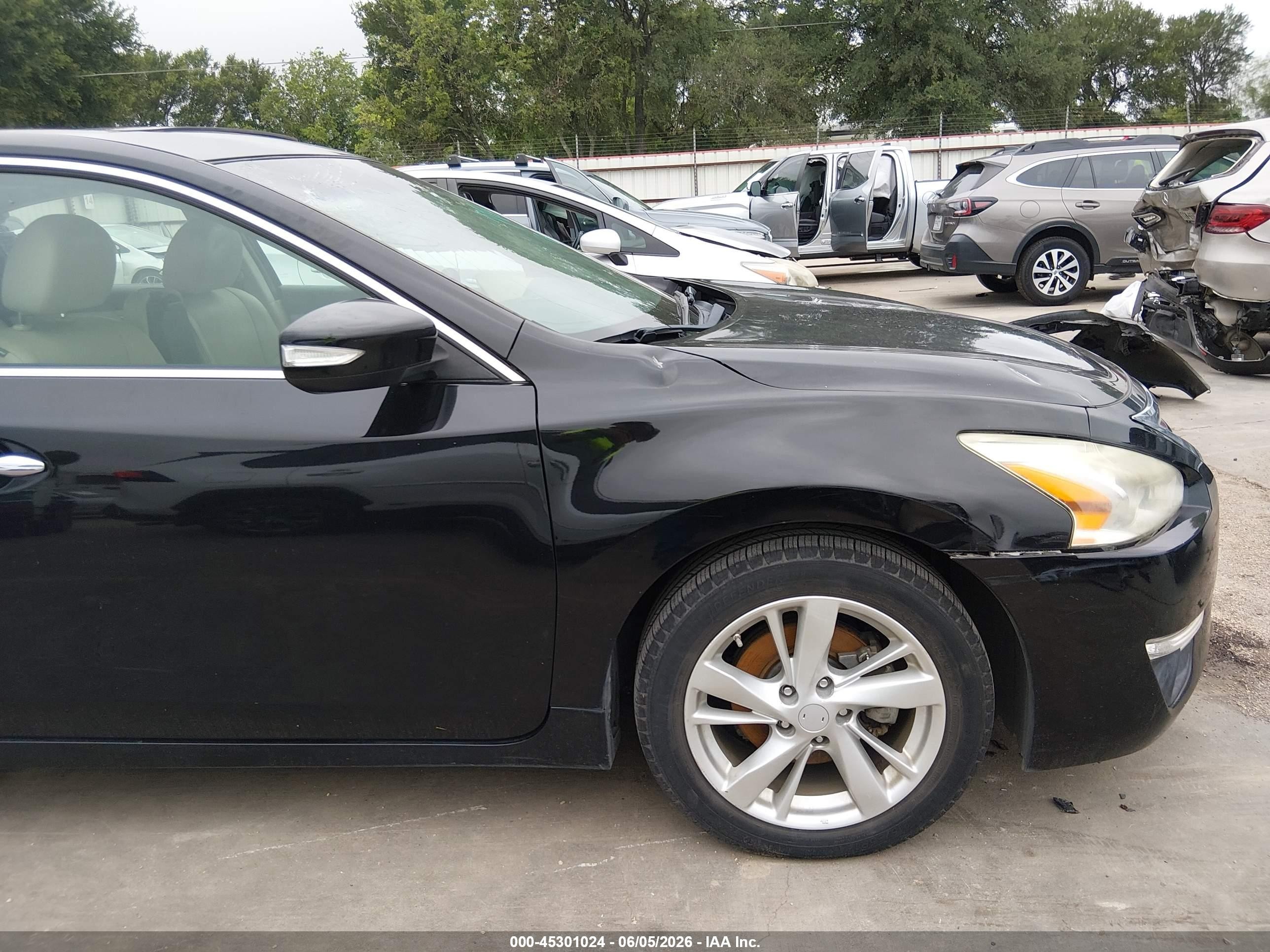 2014 Nissan Altima 2.5 Sl Black vin: 1N4AL3AP4EN235526