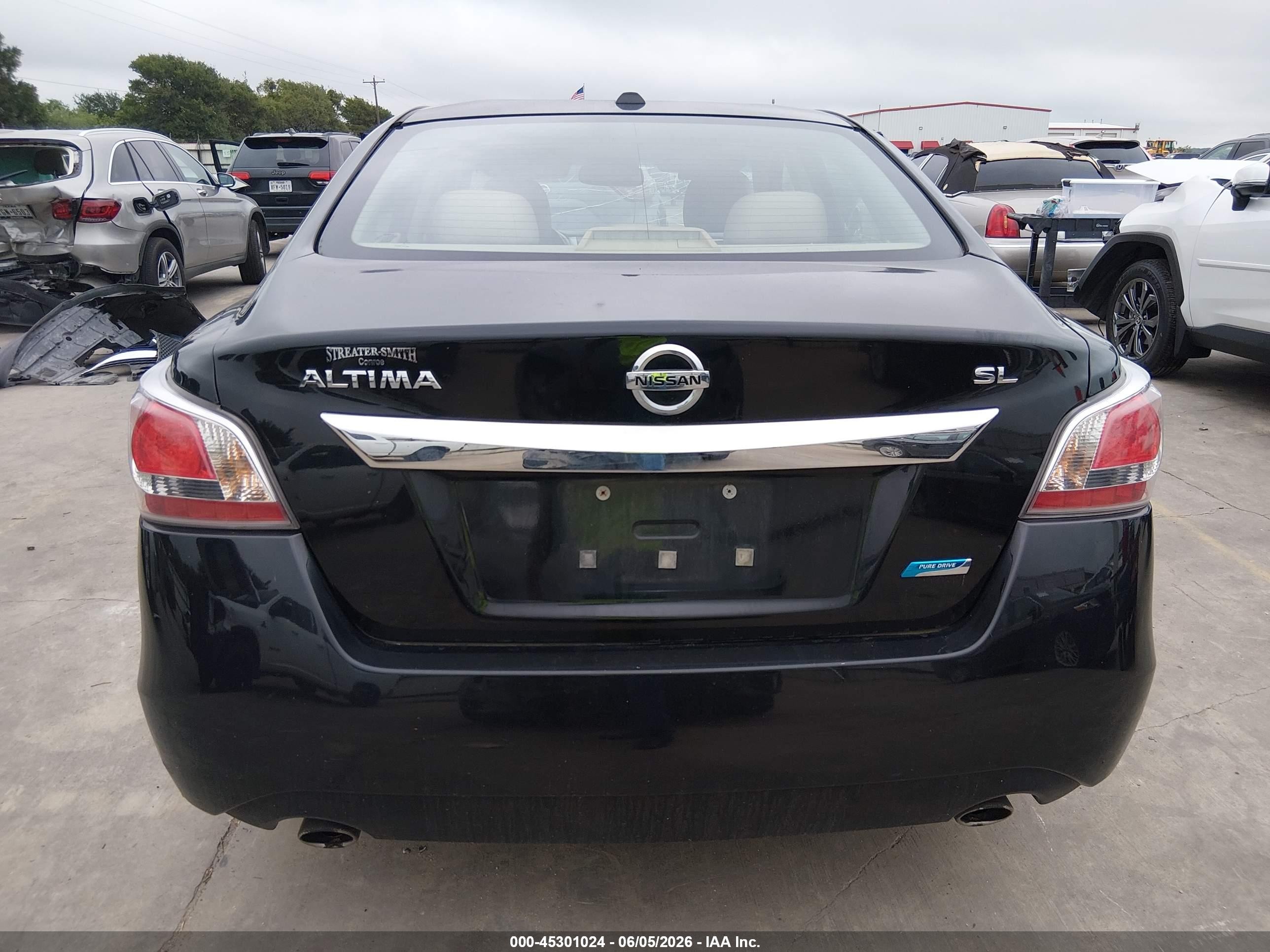 2014 Nissan Altima 2.5 Sl Black vin: 1N4AL3AP4EN235526