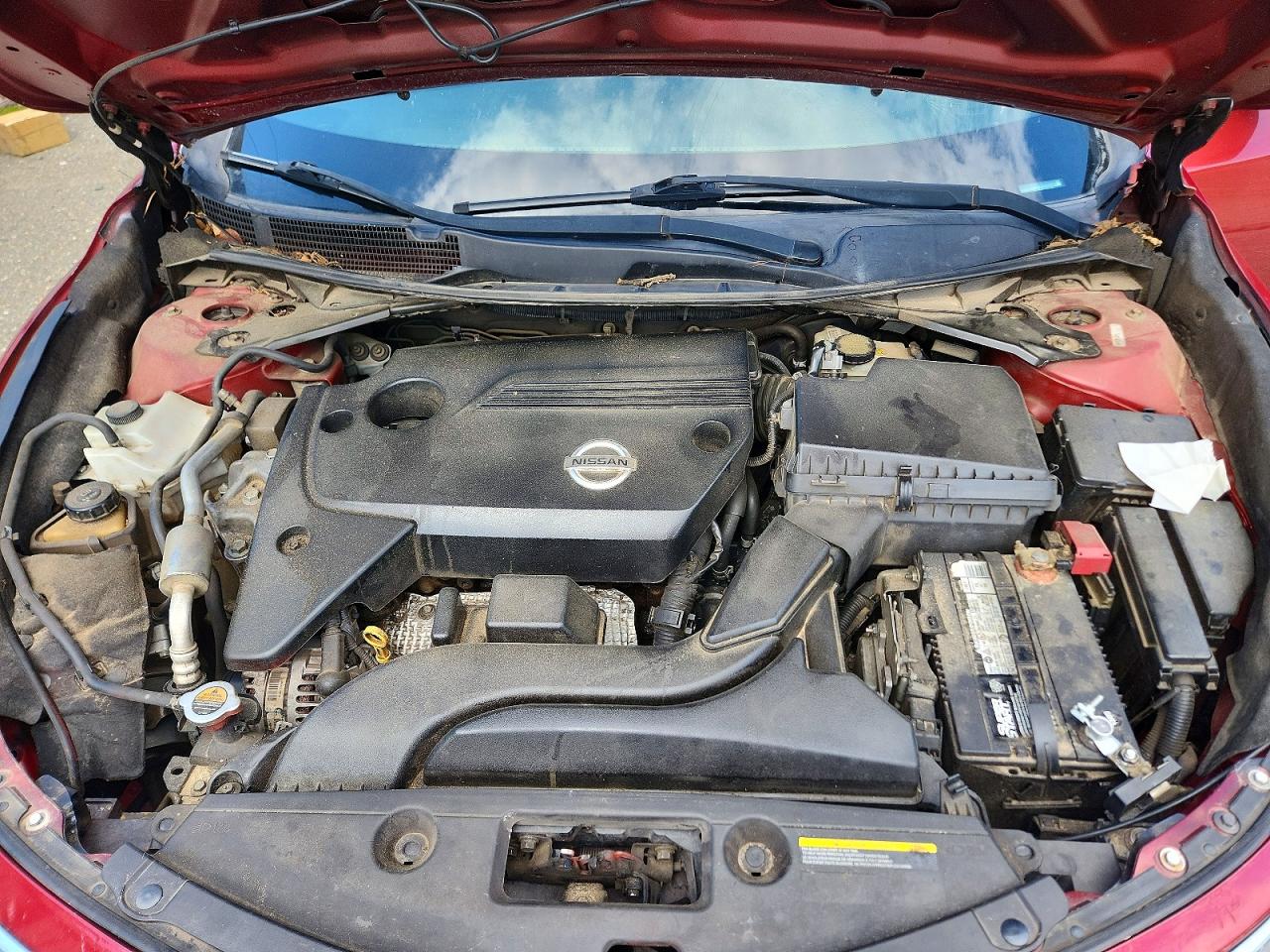 2014 Nissan Altima 2.5 S Burgundy vin: 1N4AL3AP4EN248972