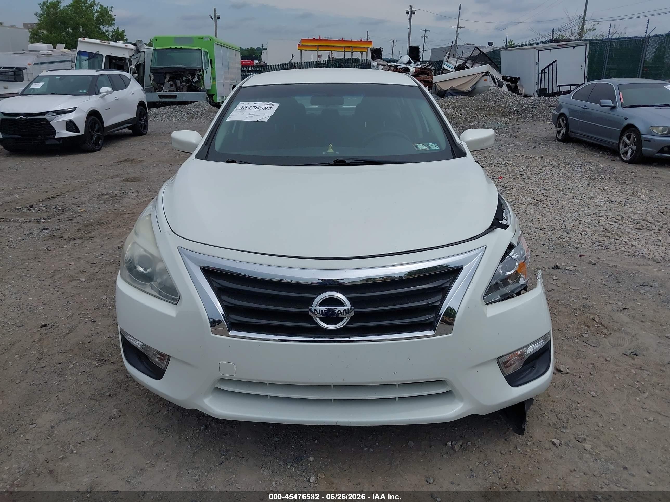 2014 Nissan Altima 2.5 S Белый vin: 1N4AL3AP4EN249667