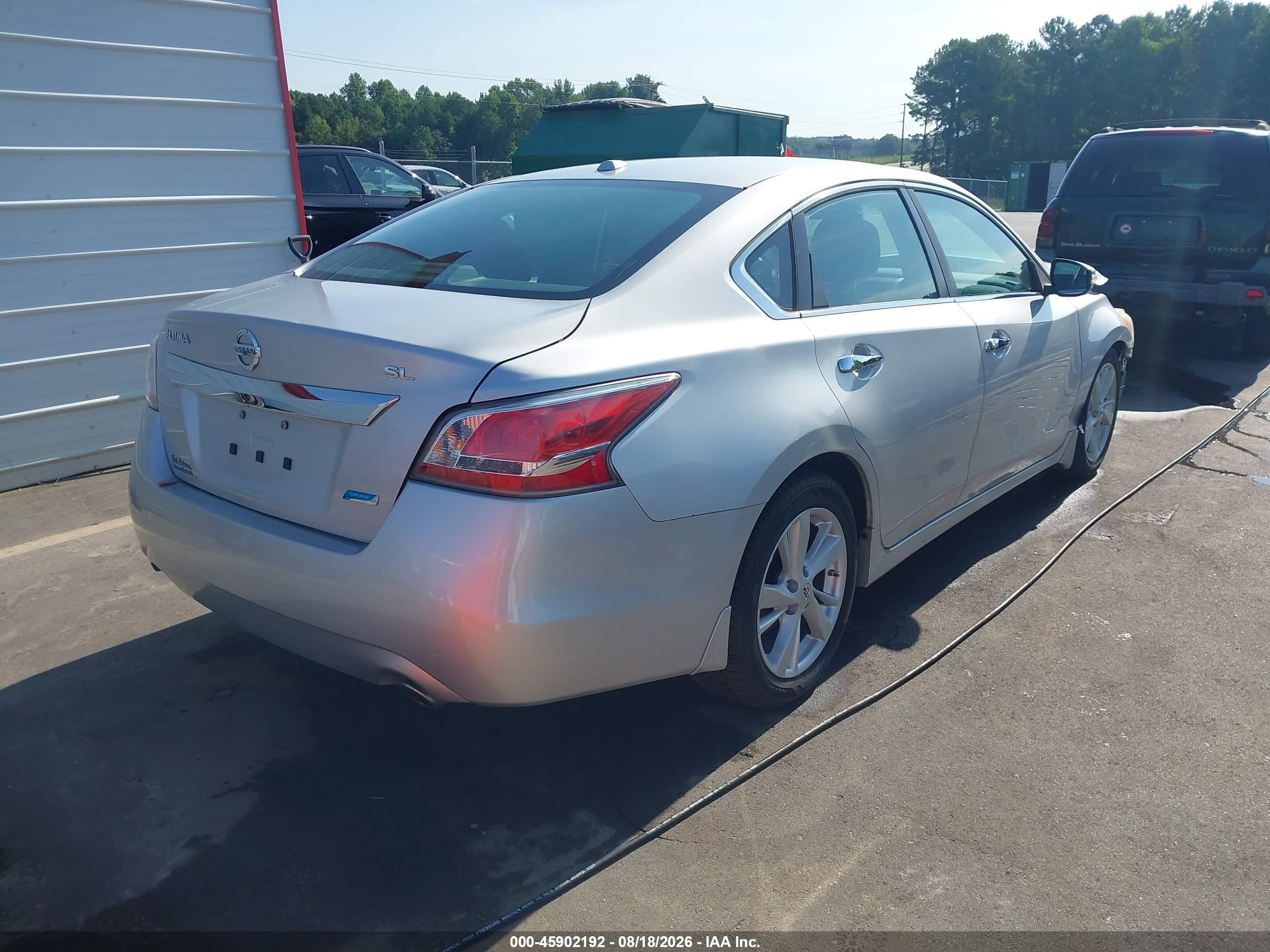2014 Nissan Altima 2.5 Sl Silver vin: 1N4AL3AP4EN252679