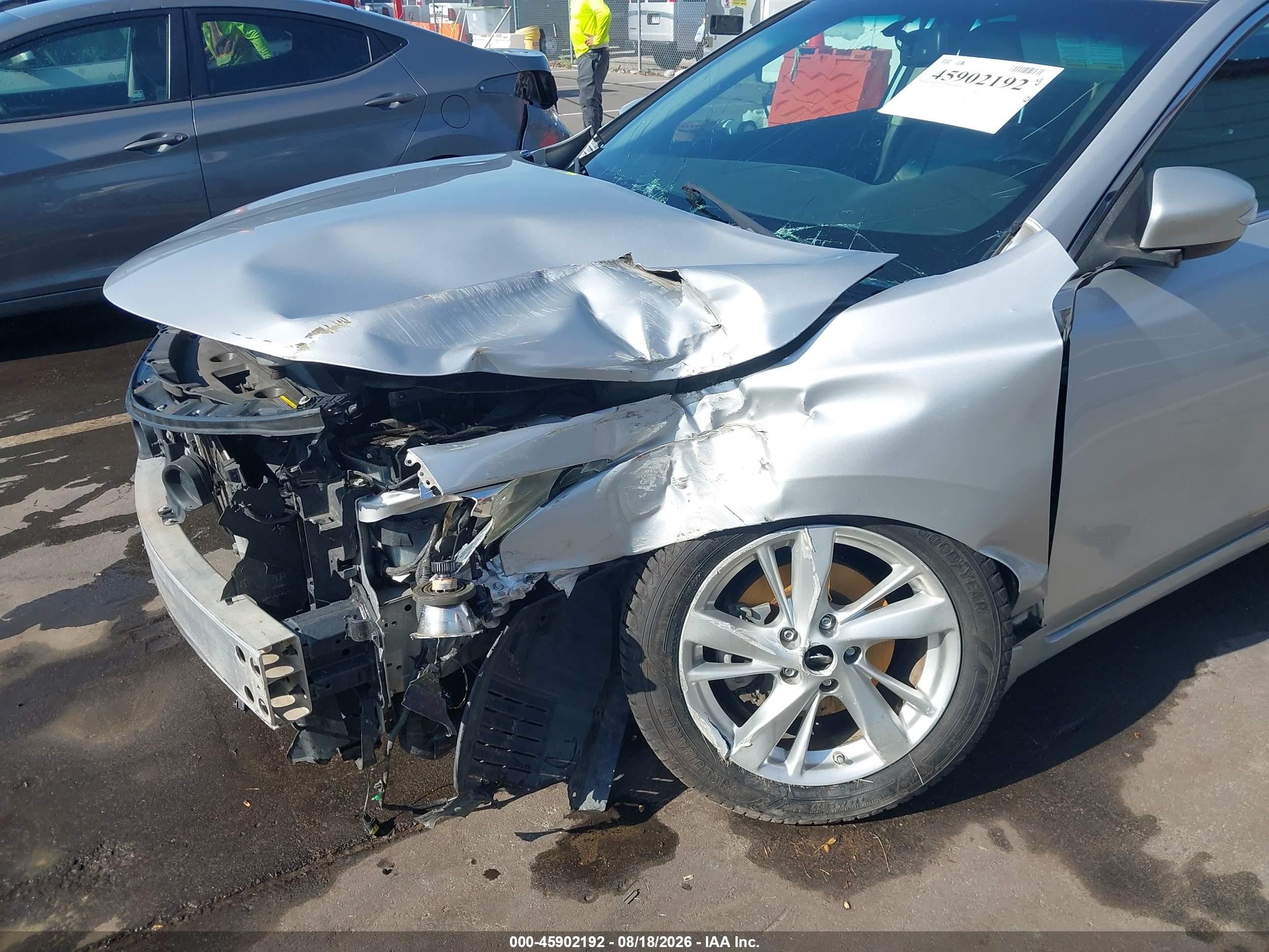 2014 Nissan Altima 2.5 Sl Silver vin: 1N4AL3AP4EN252679