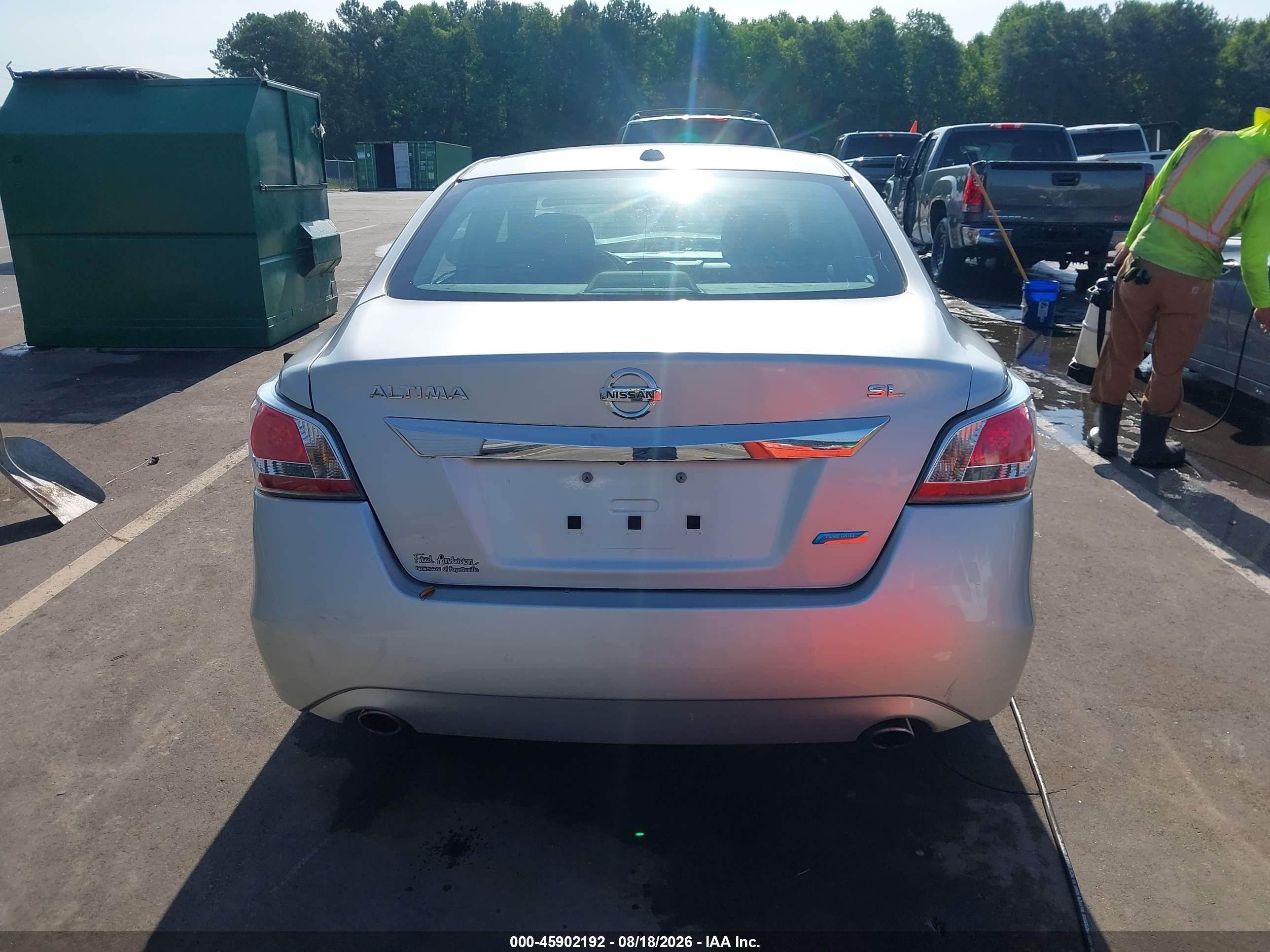 2014 Nissan Altima 2.5 Sl Silver vin: 1N4AL3AP4EN252679