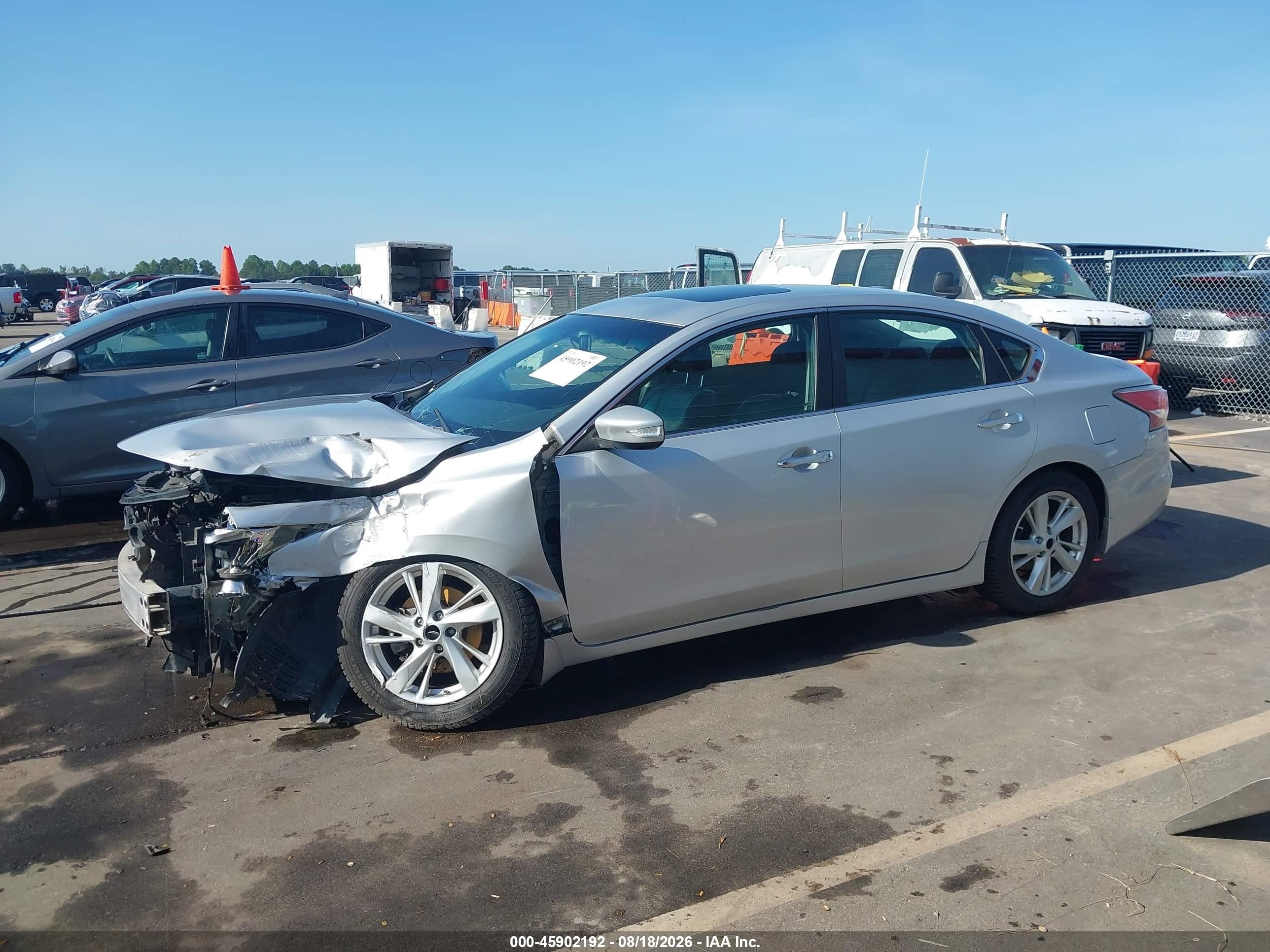 2014 Nissan Altima 2.5 Sl Silver vin: 1N4AL3AP4EN252679