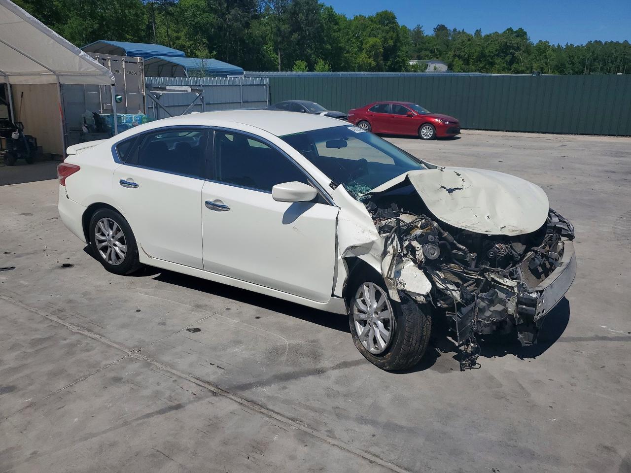 2014 Nissan Altima 2.5 S White vin: 1N4AL3AP4EN340826