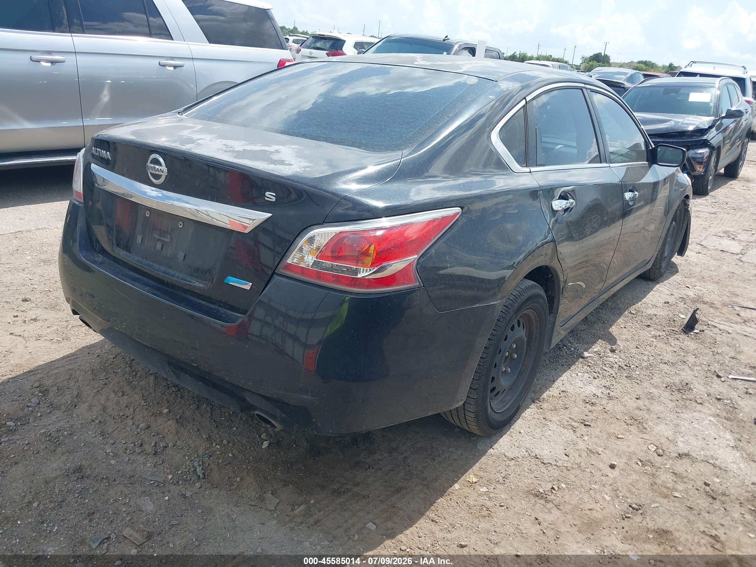 2014 Nissan Altima 2.5 S Black vin: 1N4AL3AP4EN342673