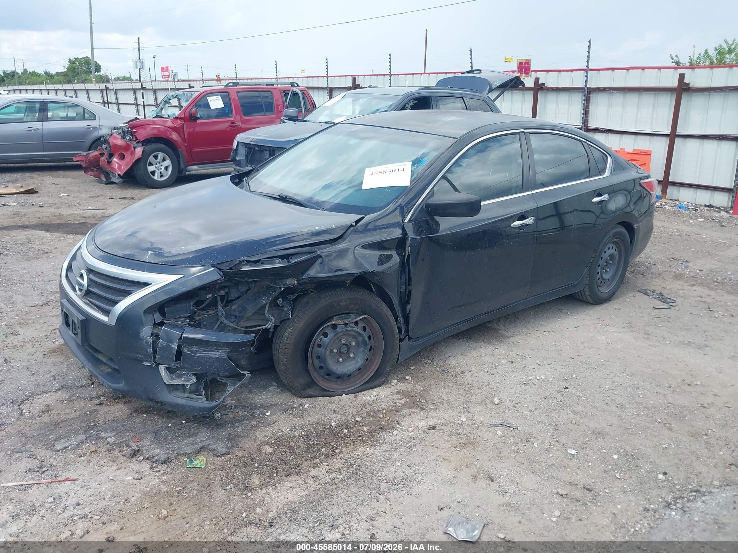 2014 Nissan Altima 2.5 S Black vin: 1N4AL3AP4EN342673