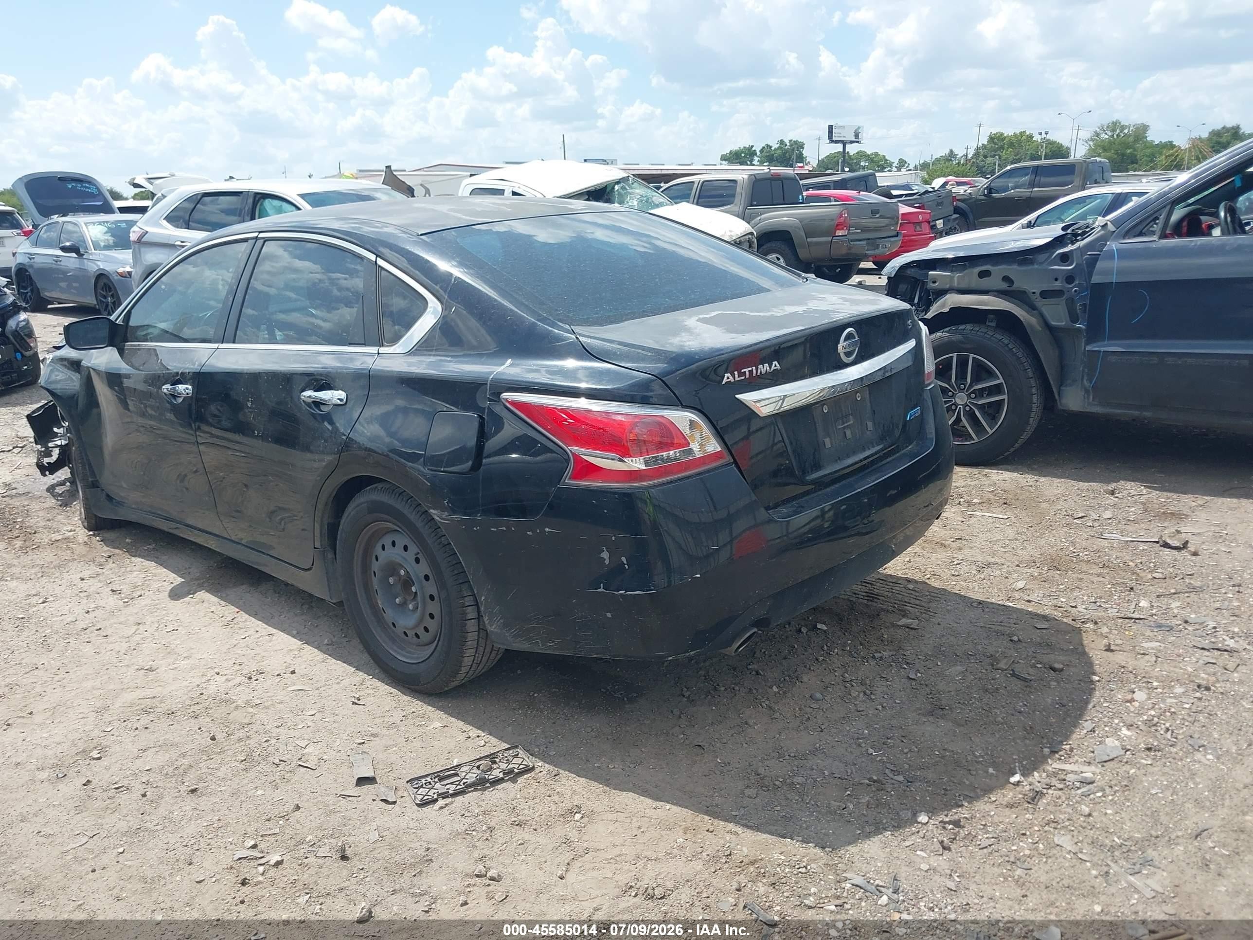 2014 Nissan Altima 2.5 S Black vin: 1N4AL3AP4EN342673
