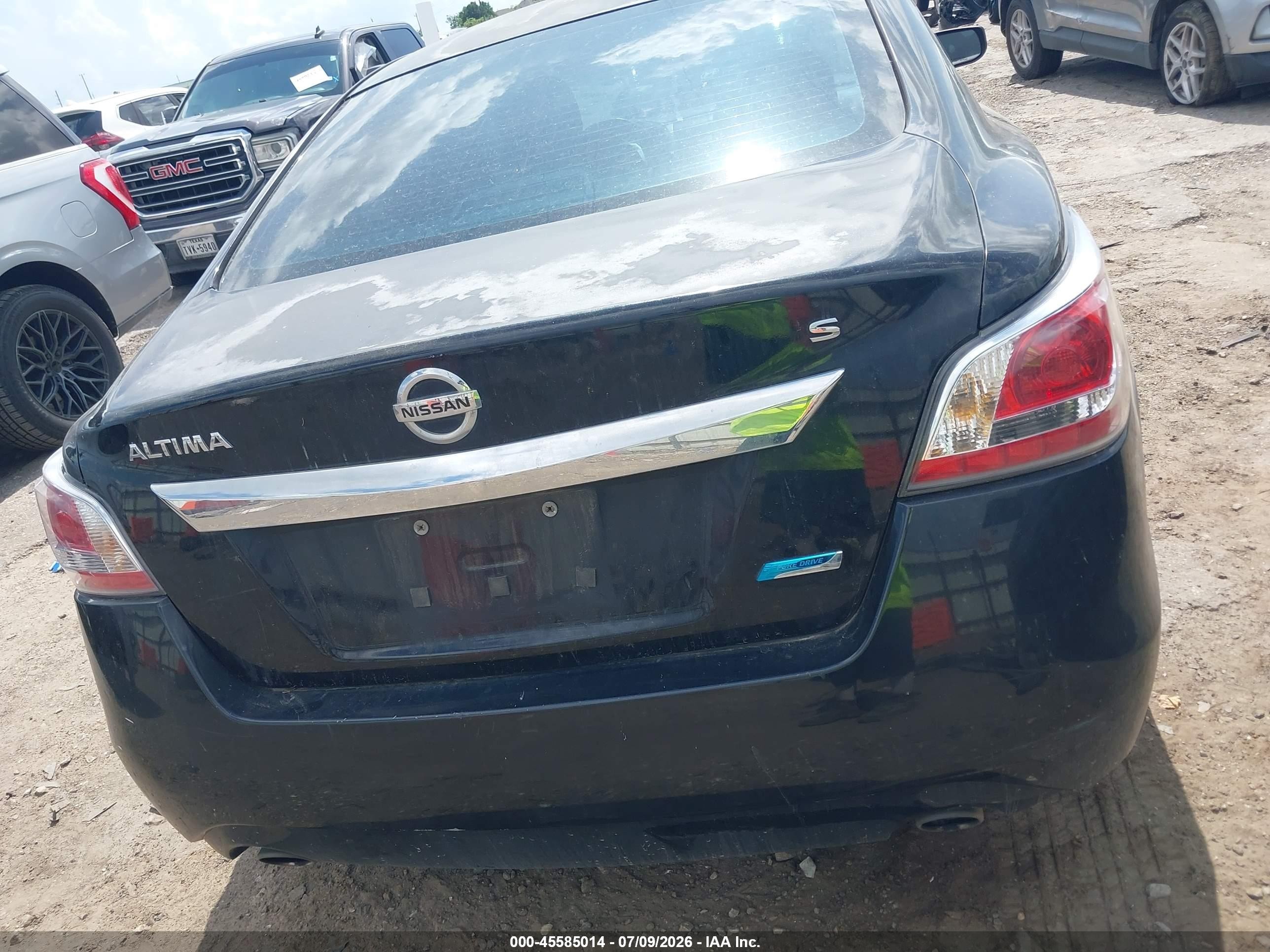 2014 Nissan Altima 2.5 S Black vin: 1N4AL3AP4EN342673