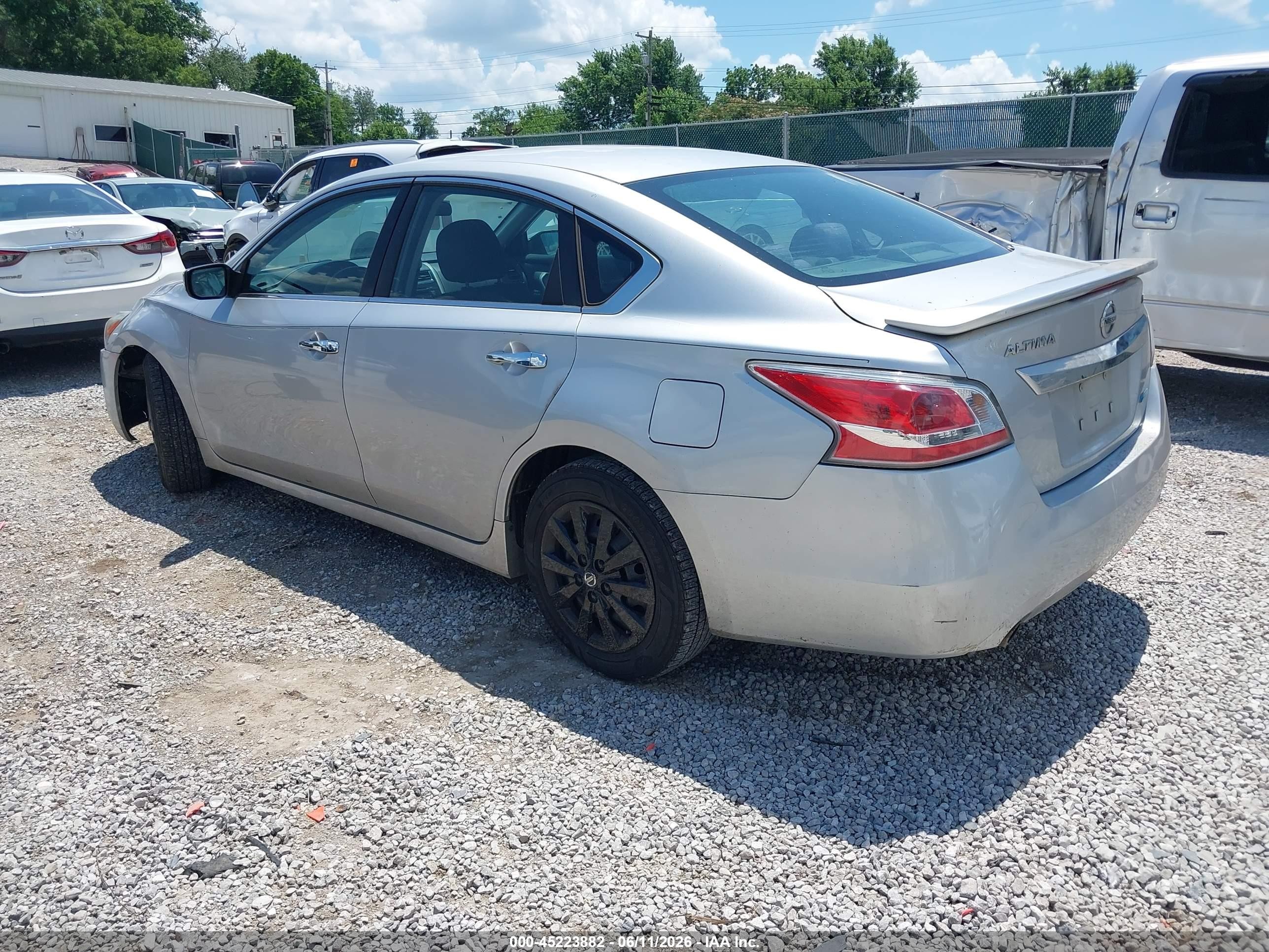 2014 Nissan Altima 2.5/2.5 S/2.5 Sl/2.5 Sv Silver vin: 1N4AL3AP4EN345962