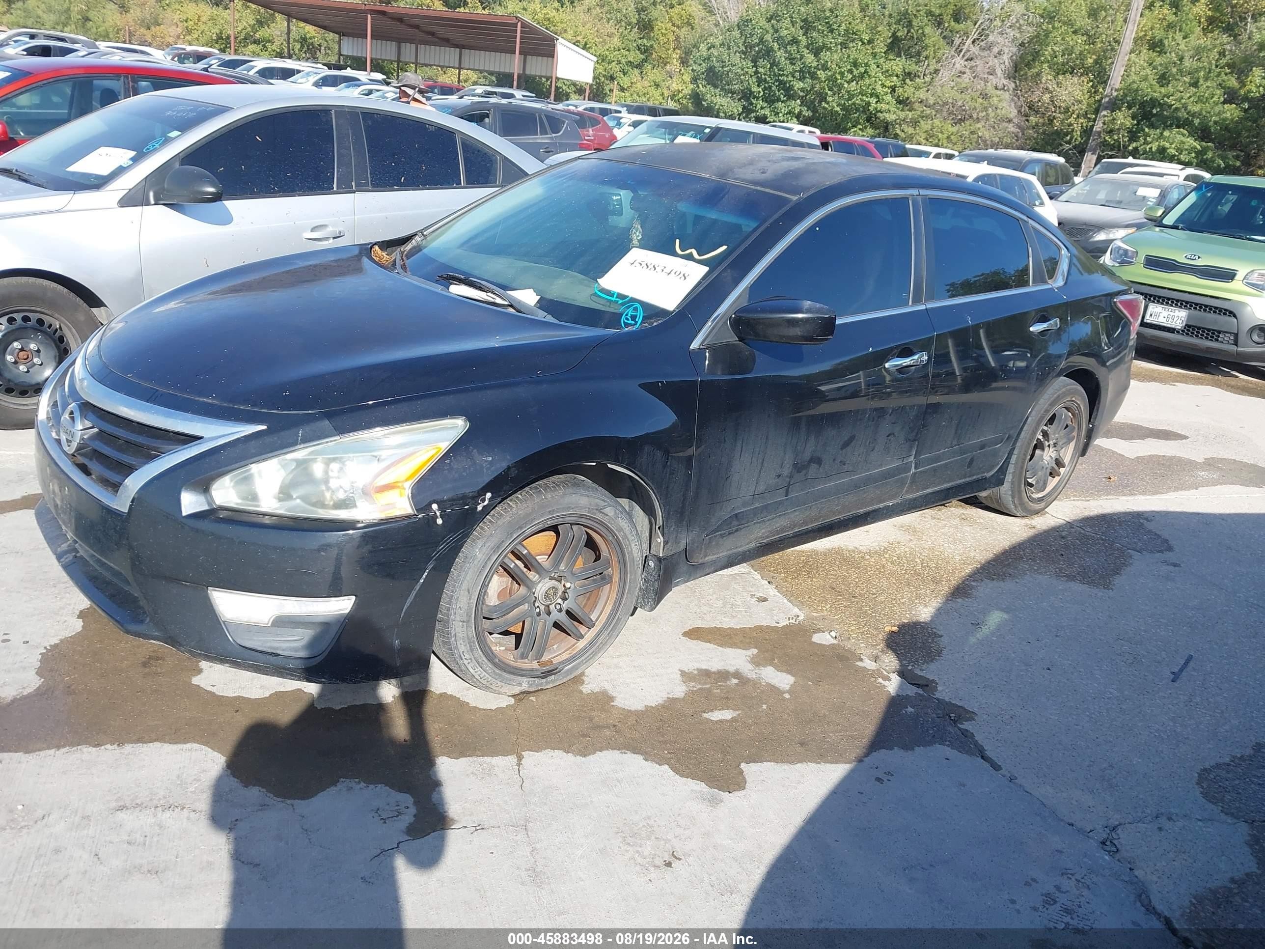 2014 Nissan Altima 2.5 S Black vin: 1N4AL3AP4EN349266