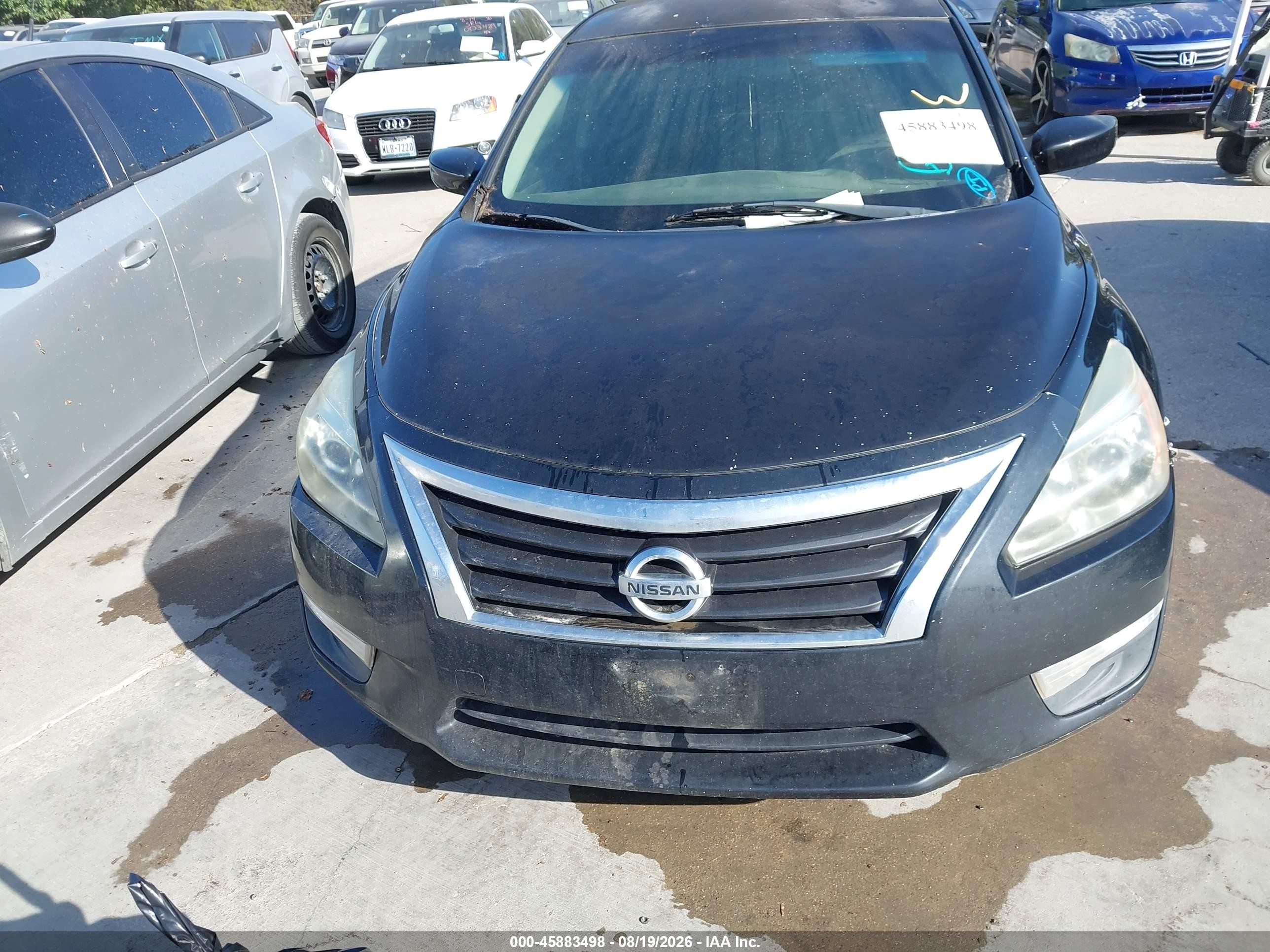2014 Nissan Altima 2.5 S Black vin: 1N4AL3AP4EN349266