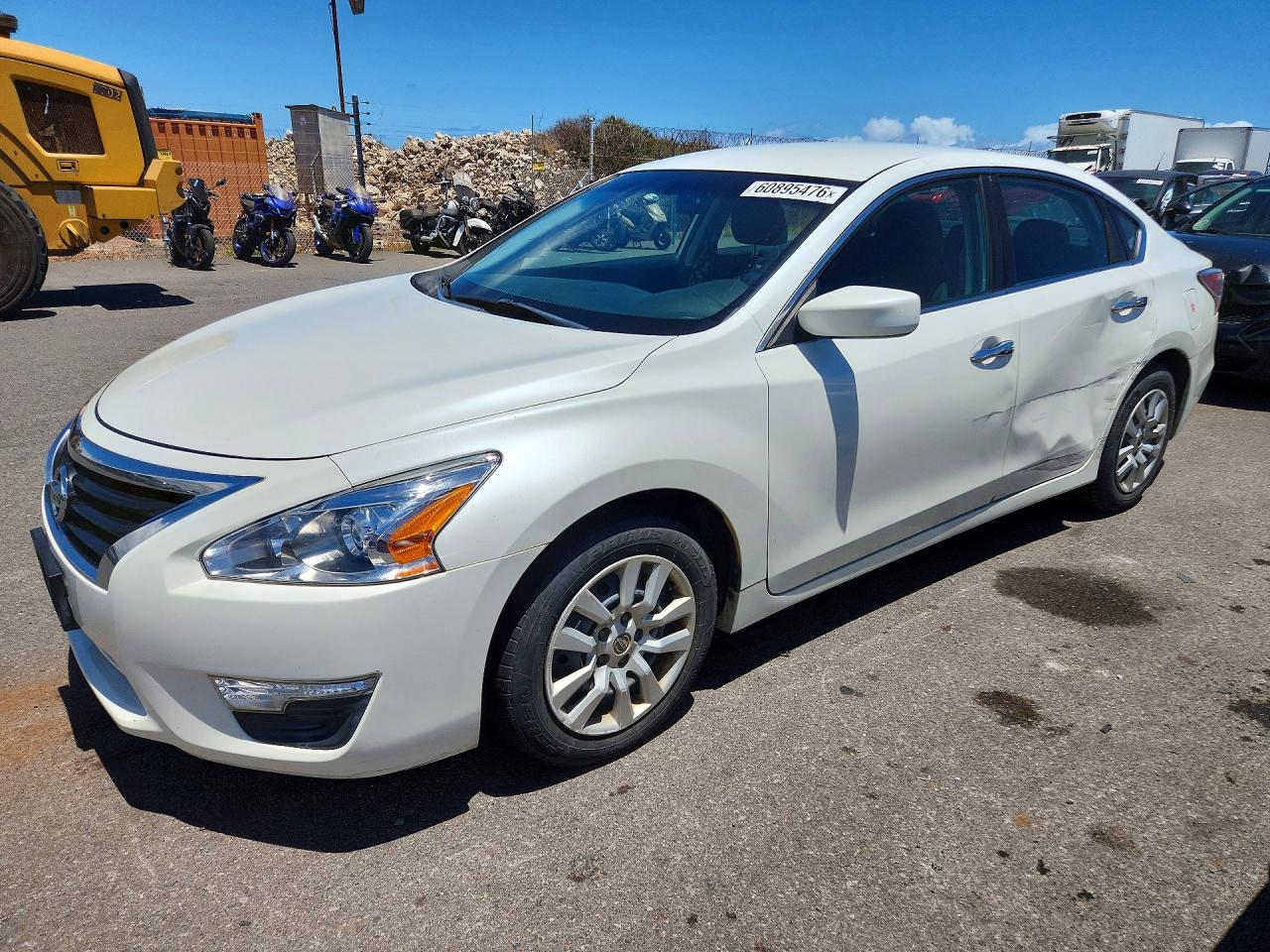 2014 Nissan Altima 2.5 S Белый vin: 1N4AL3AP4EN354239
