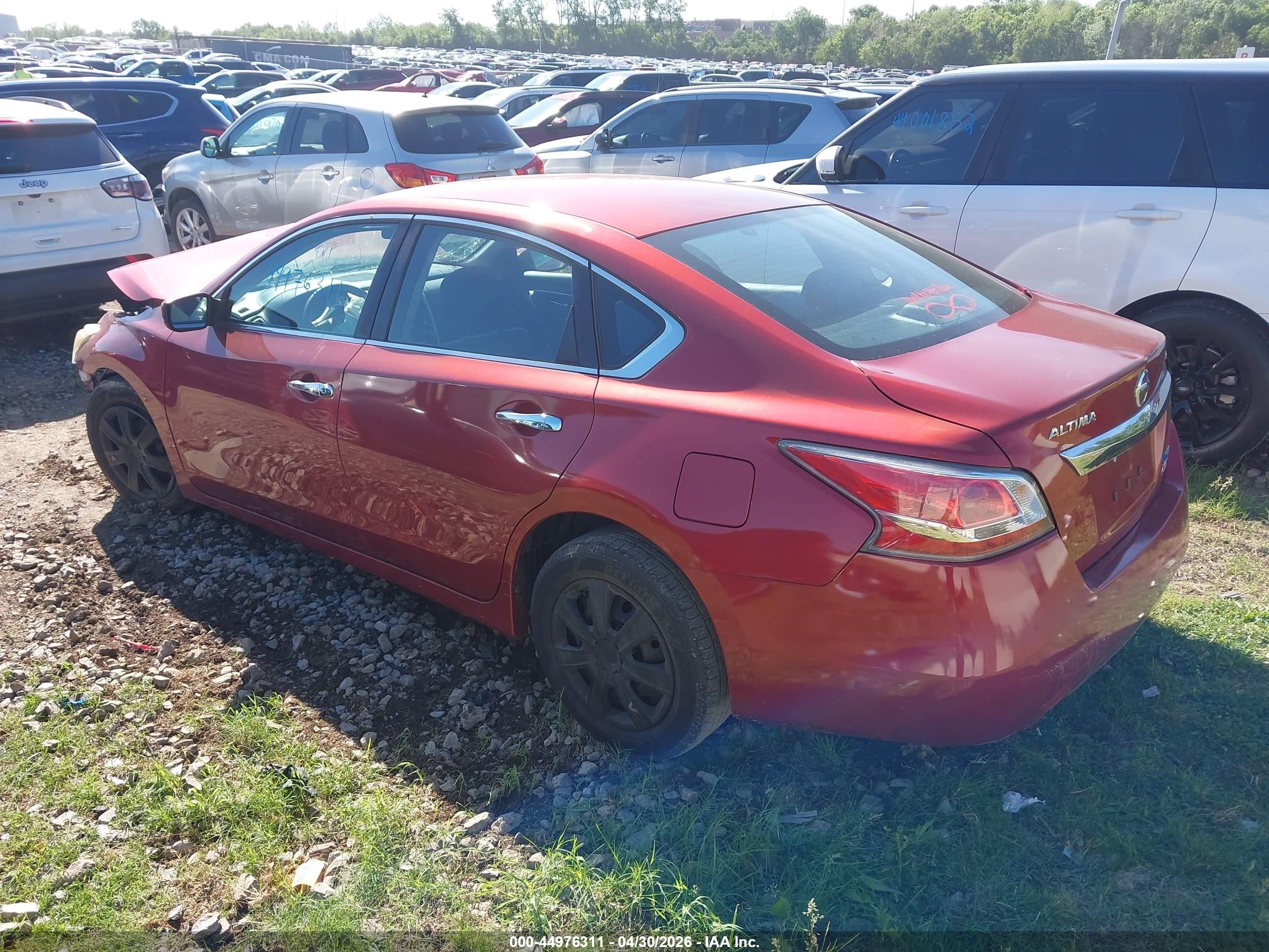 2014 Nissan Altima 2.5 S Burgundy vin: 1N4AL3AP4EN358260