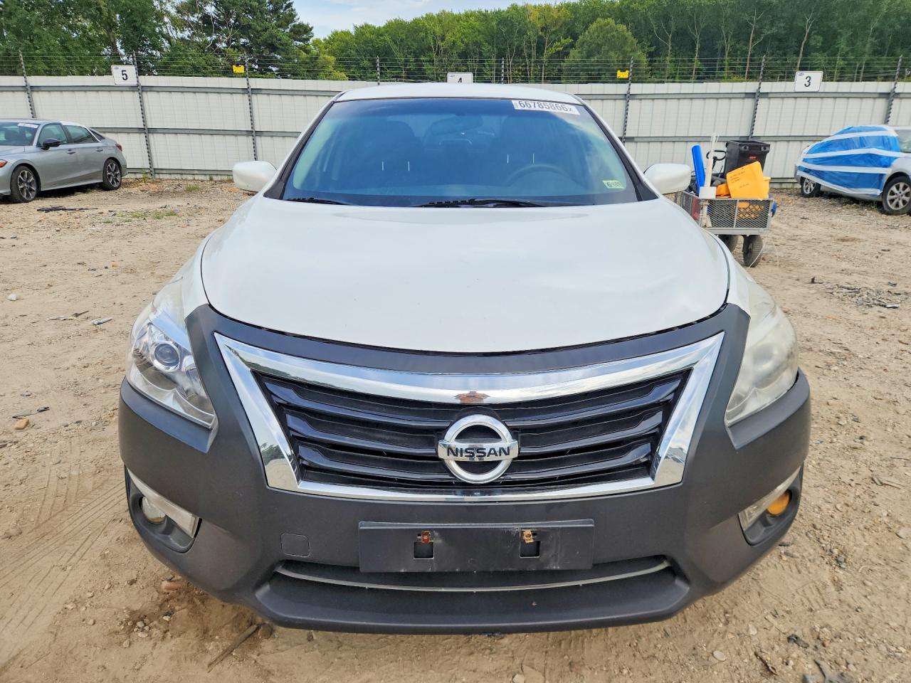 2014 Nissan Altima 2.5 S White vin: 1N4AL3AP4EN371994