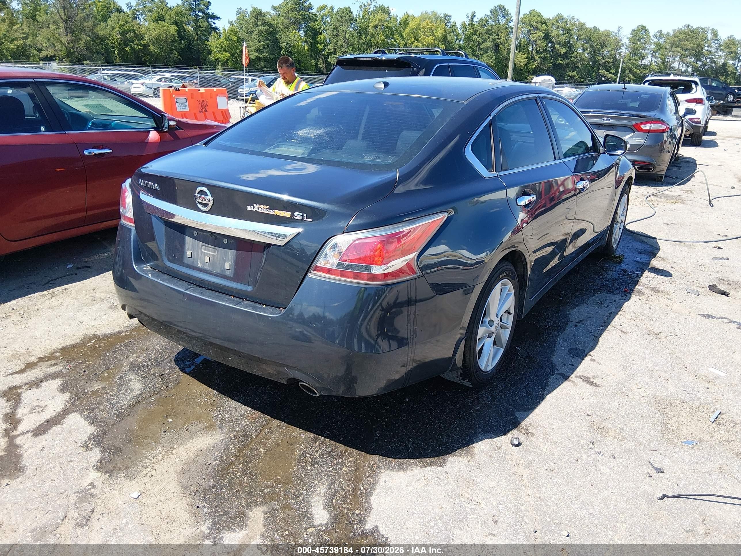 2015 Nissan Altima 2.5 Sl Gray vin: 1N4AL3AP4FC100463