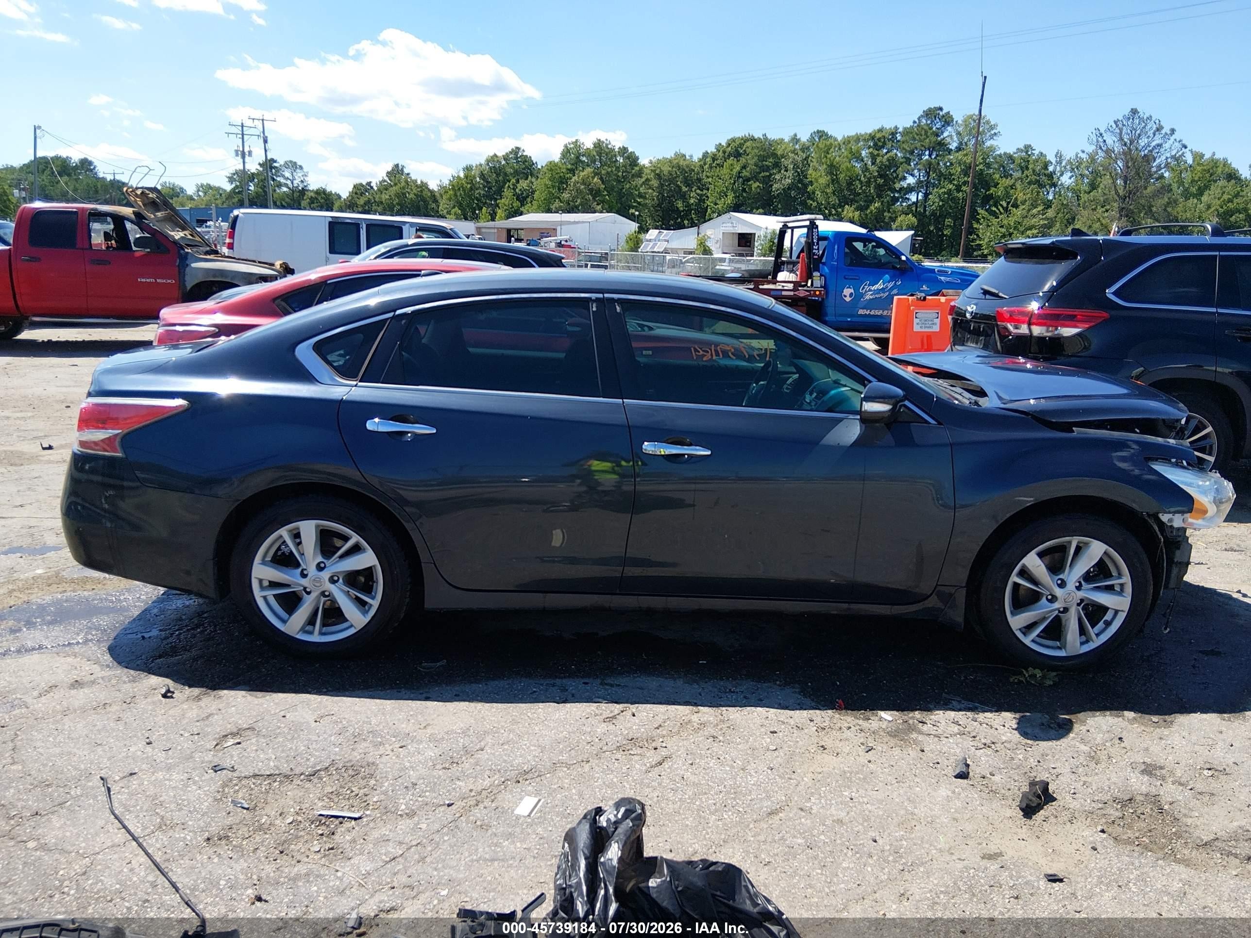 2015 Nissan Altima 2.5 Sl Gray vin: 1N4AL3AP4FC100463