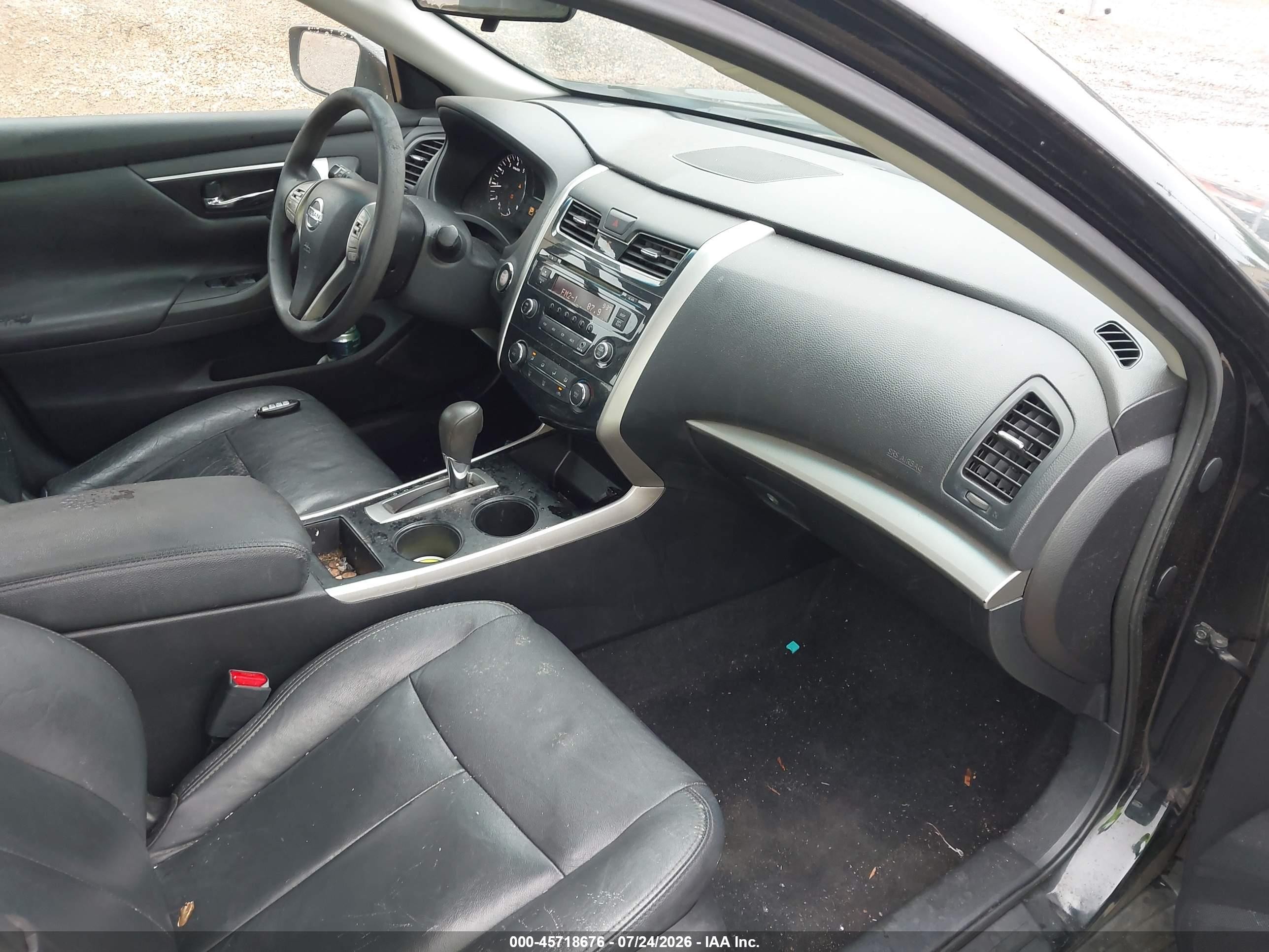 2015 Nissan Altima 2.5 S Black vin: 1N4AL3AP4FC100561