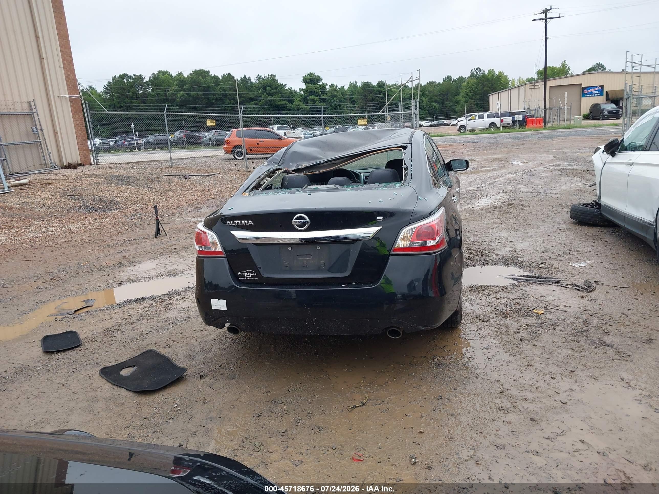 2015 Nissan Altima 2.5 S Black vin: 1N4AL3AP4FC100561