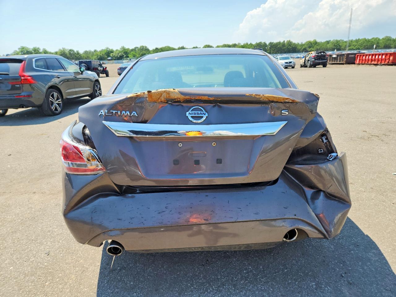 2015 Nissan Altima 2.5 S Серый vin: 1N4AL3AP4FC103119