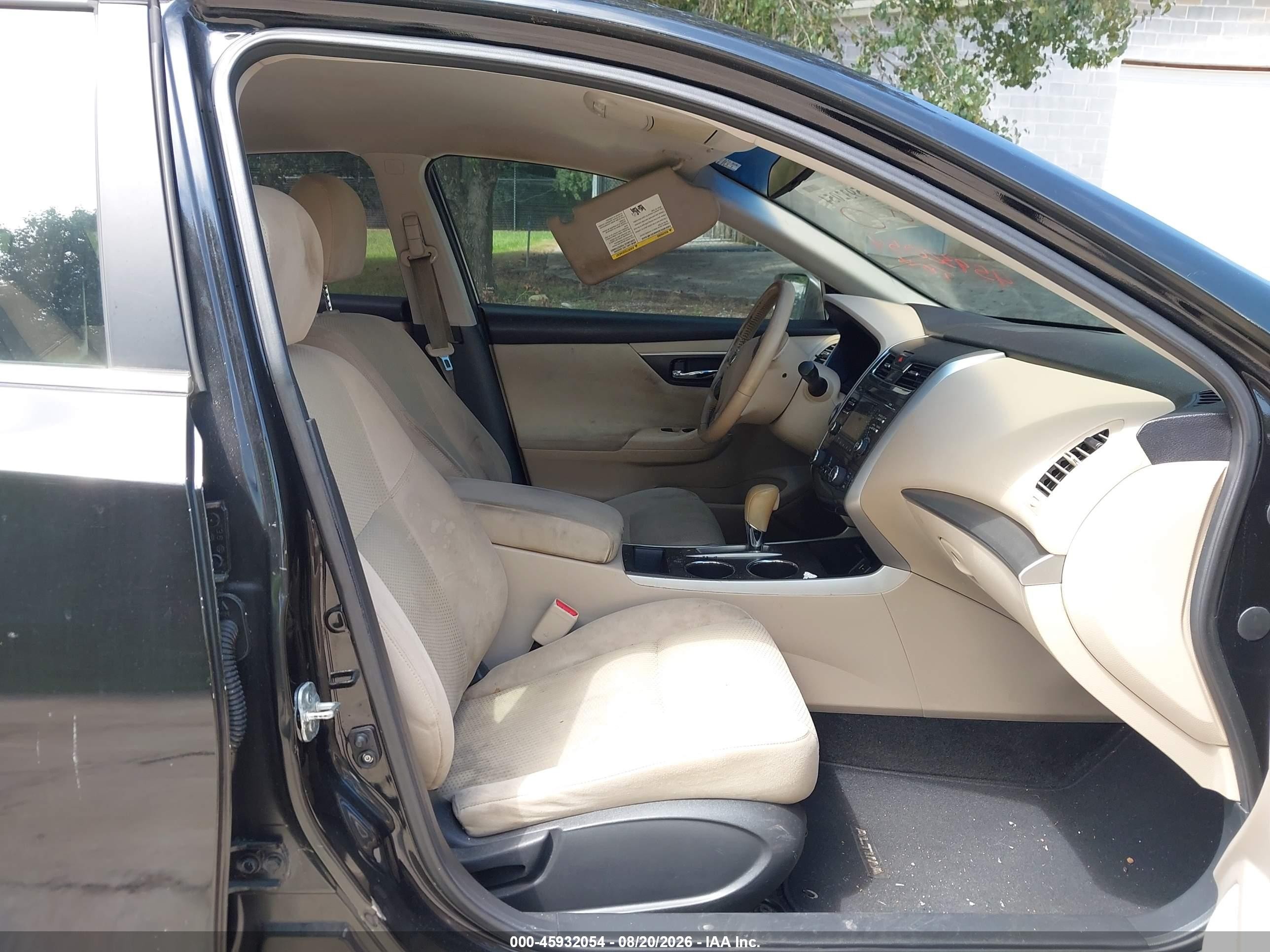 2015 Nissan Altima 2.5 Sv Black vin: 1N4AL3AP4FC115304