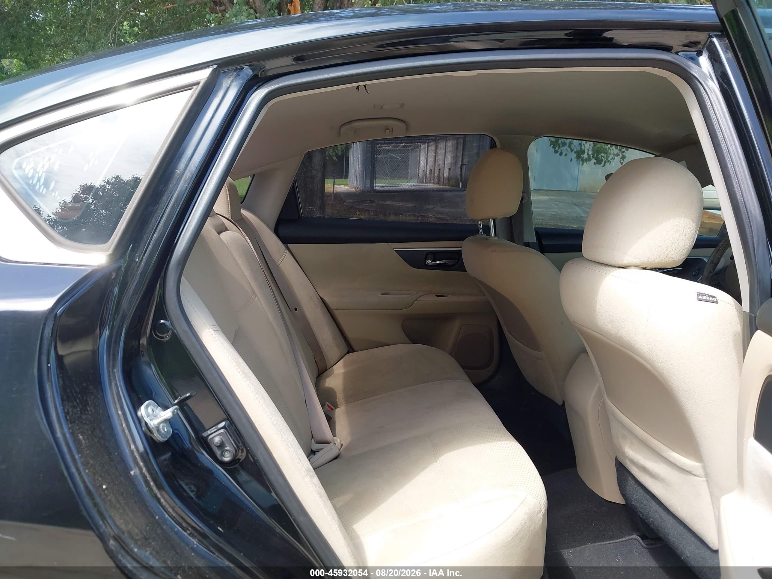2015 Nissan Altima 2.5 Sv Black vin: 1N4AL3AP4FC115304