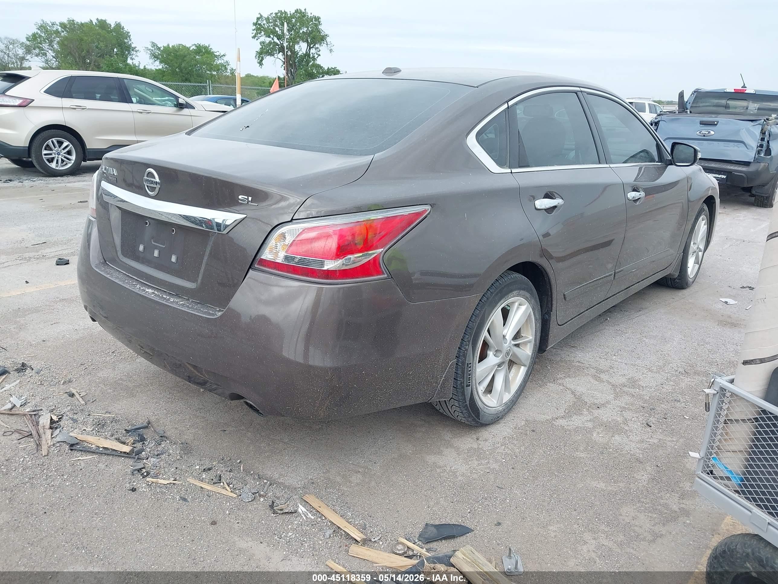 2015 Nissan Altima 2.5 Sl Brown vin: 1N4AL3AP4FC116775