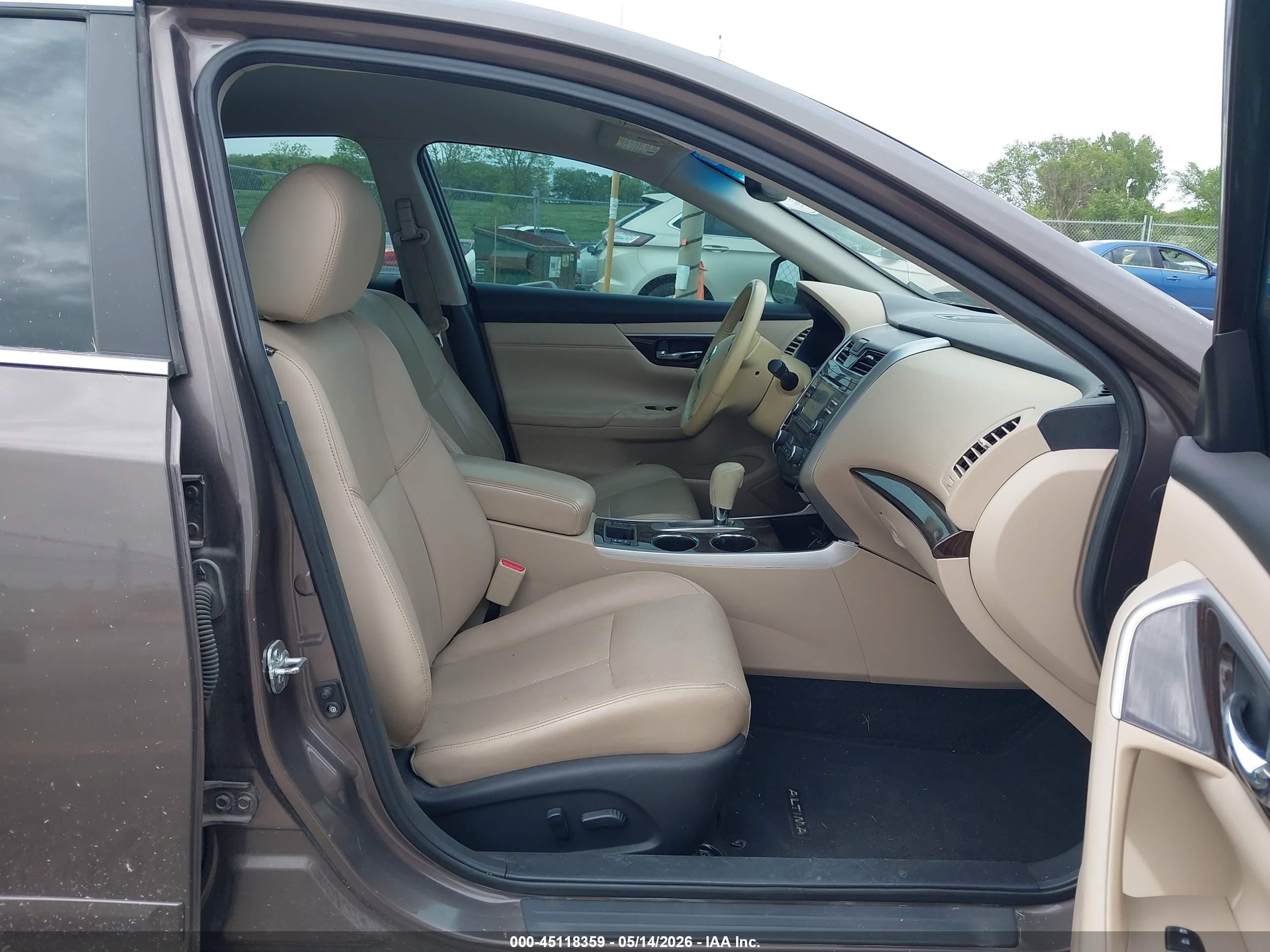 2015 Nissan Altima 2.5 Sl Brown vin: 1N4AL3AP4FC116775