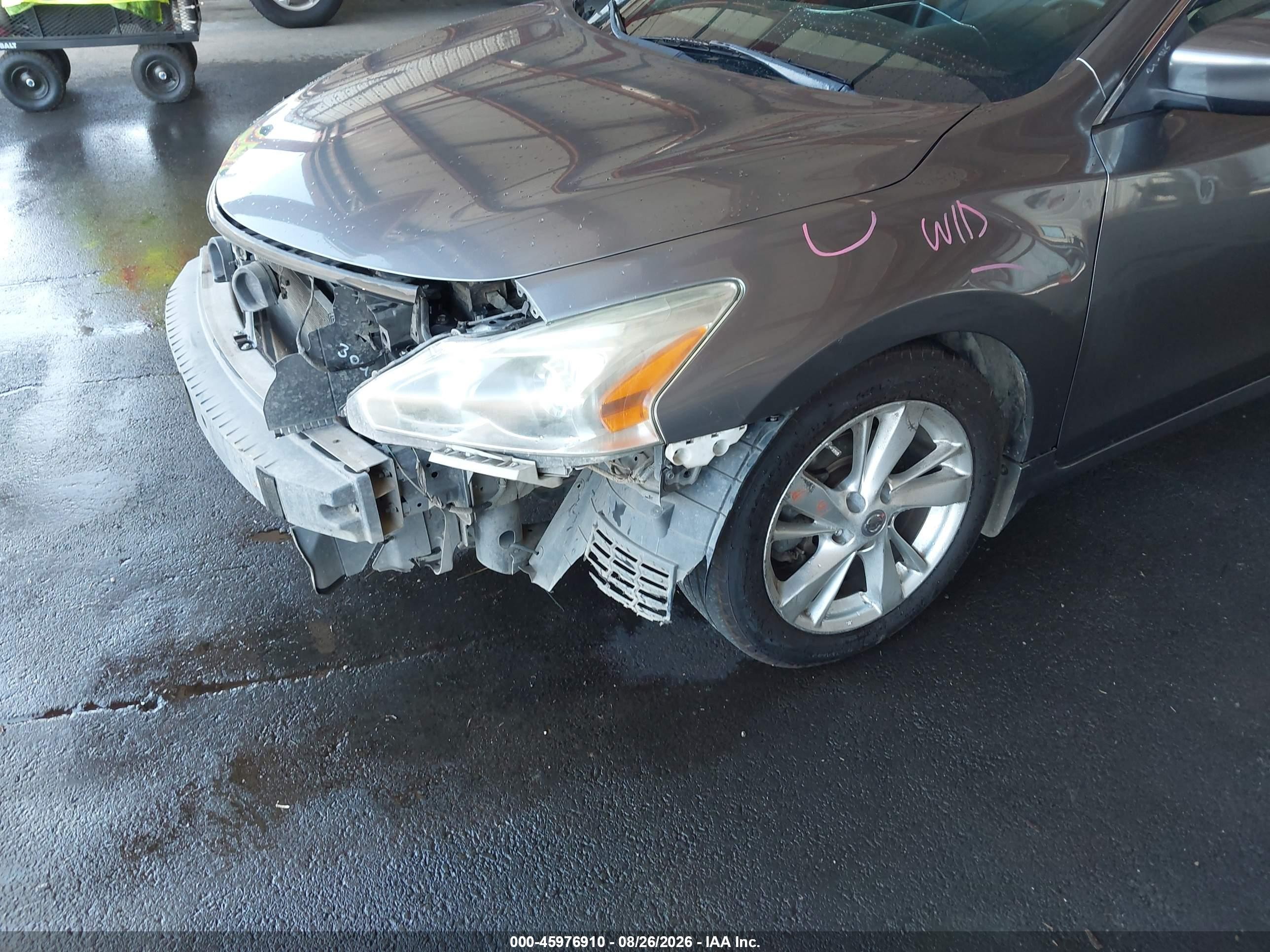 2015 Nissan Altima 2.5 Sl Серый vin: 1N4AL3AP4FC137240